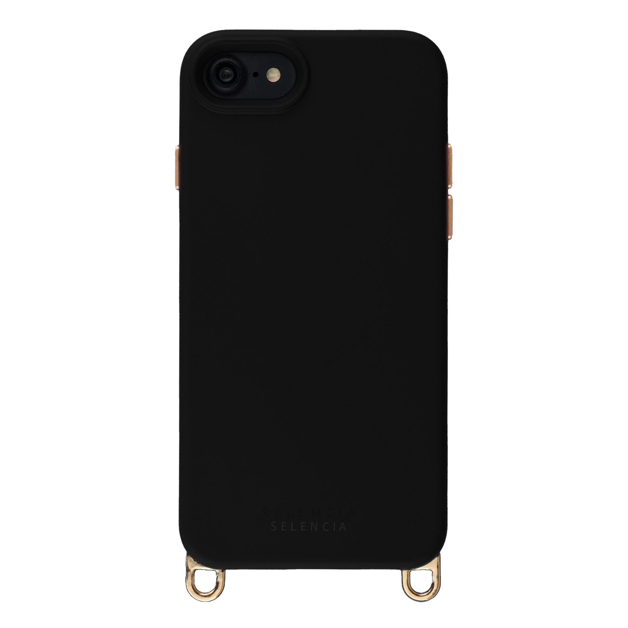 Coque Apple iPhone 7 MagSafe - Silicones et TPU (doux) - Selencia Coque/Coque silicone - étui téléphone Noir