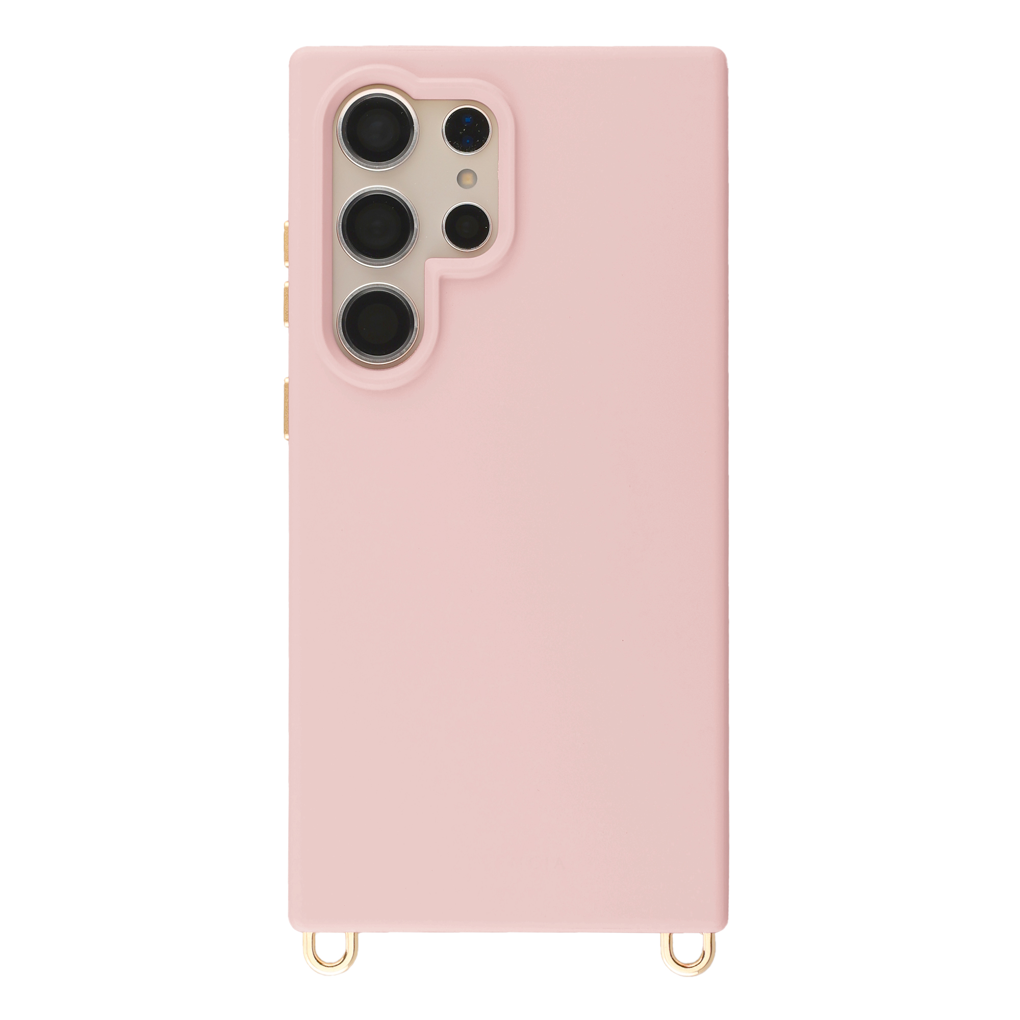 Selencia Rivièra MagSafe Backcover met afneembare haakjes voor de Samsung Galaxy S24 Ultra - Sorbet Pink