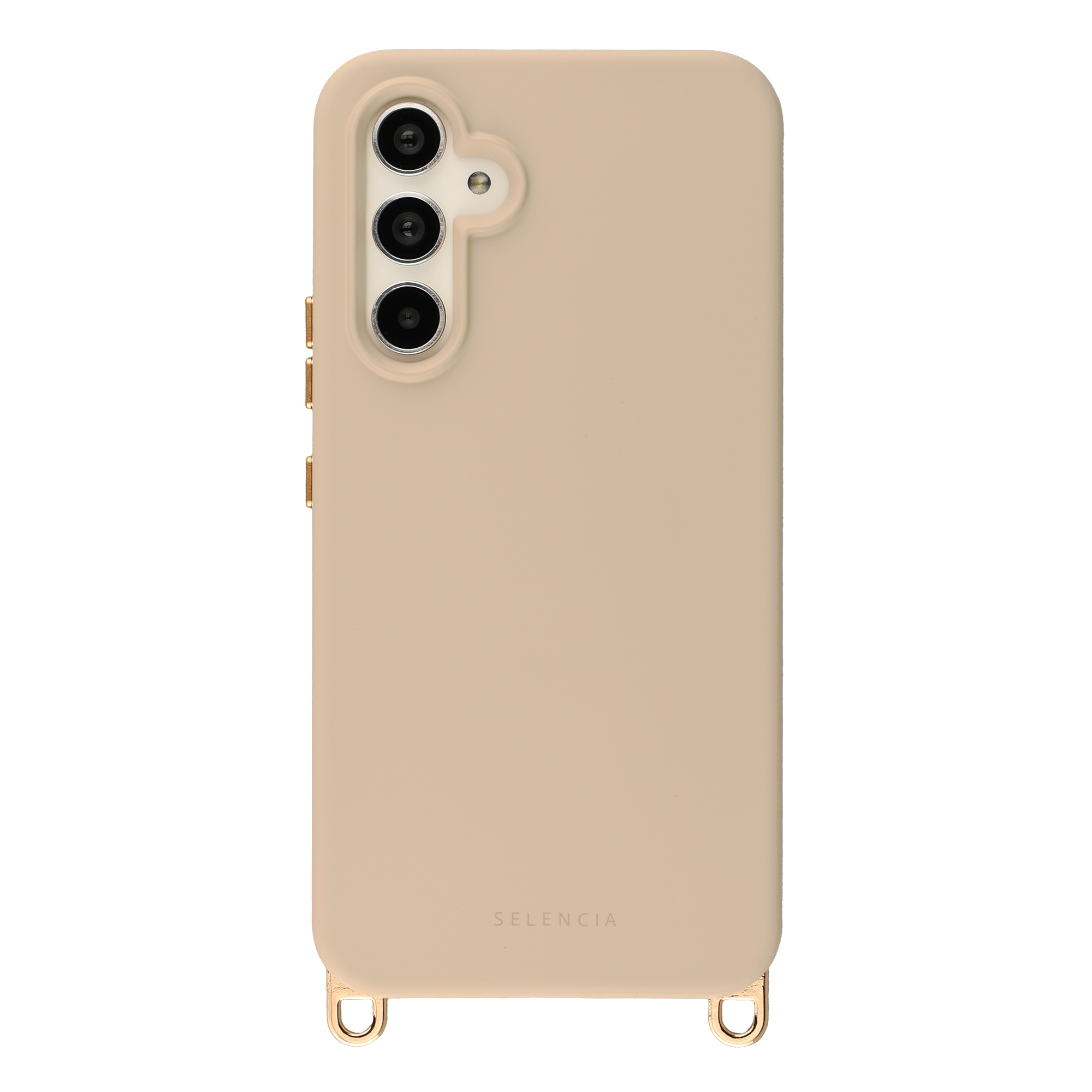 Selencia Rivièra MagSafe Backcover met afneembare haakjes voor de Samsung Galaxy A54 (5G) - Milky Latte