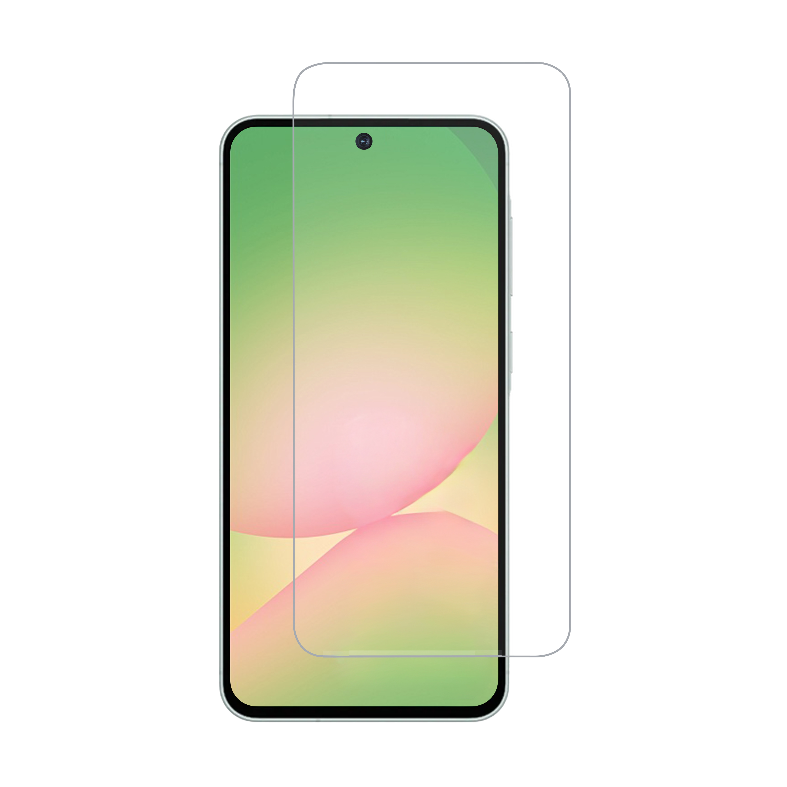 Gehard Glas Screenprotector voor Accezz Project Applicator voor de Samsung Galaxy A57 (5G)