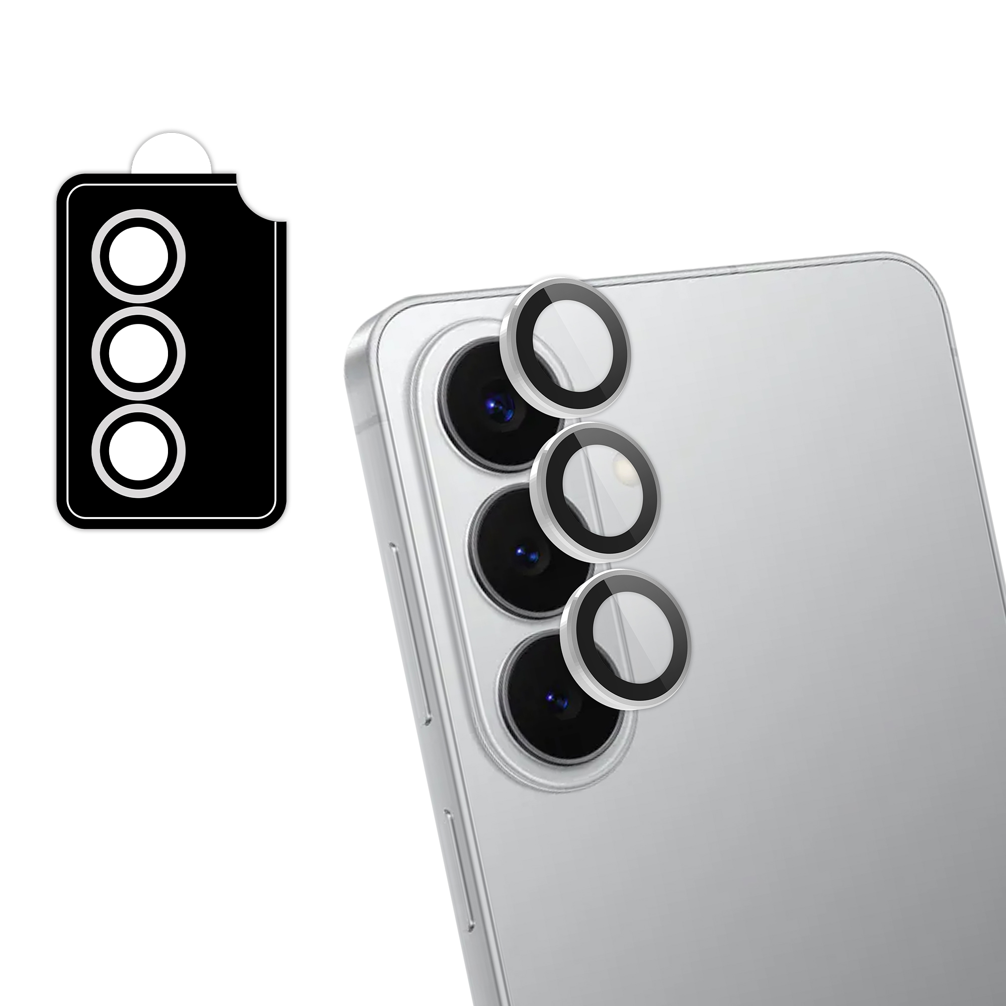imoshion 2 Pack Camera lens protector voor de Samsung Galaxy S26 / S26 Plus - Silver Shadow