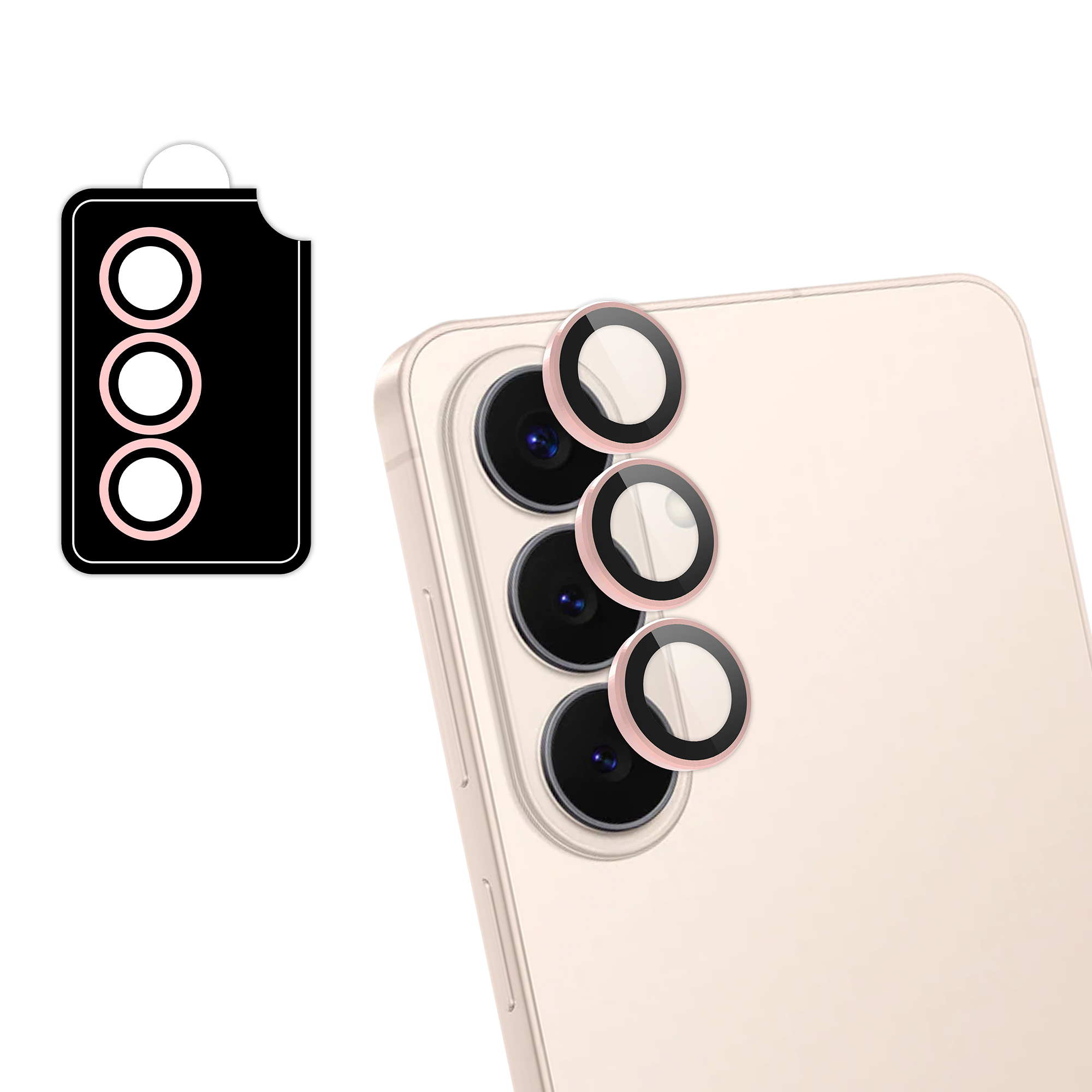 imoshion 2 Pack Camera lens protector voor de Samsung Galaxy S26 / S26 Plus - Pink Gold