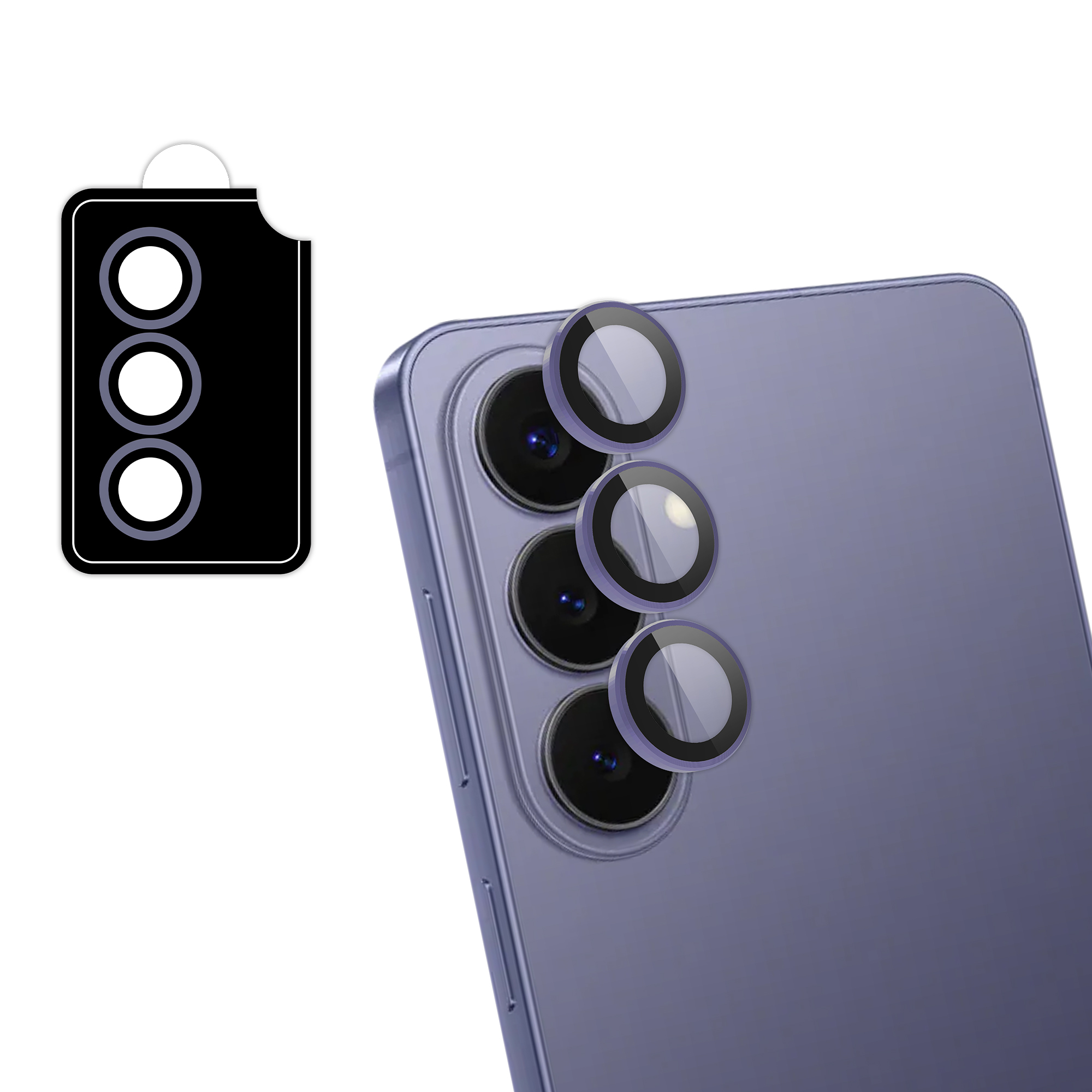 imoshion 2 Pack Camera lens protector voor de Samsung Galaxy S26 / S26 Plus - Cobalt Violet