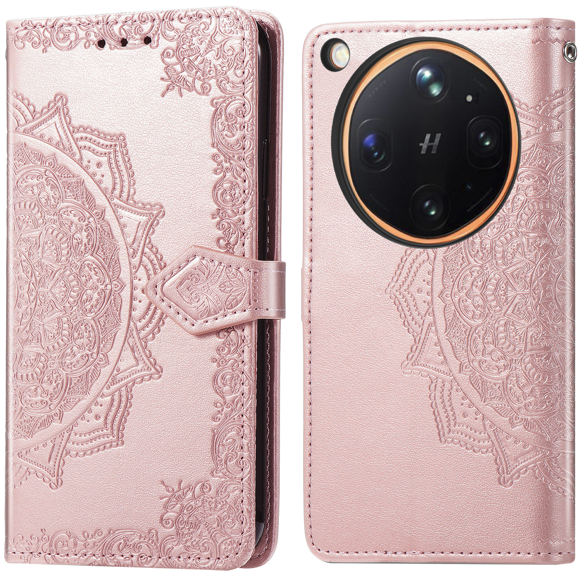 imoshion Mandala Bookcase voor de Oppo Find X9 Ultra - Rose Gold