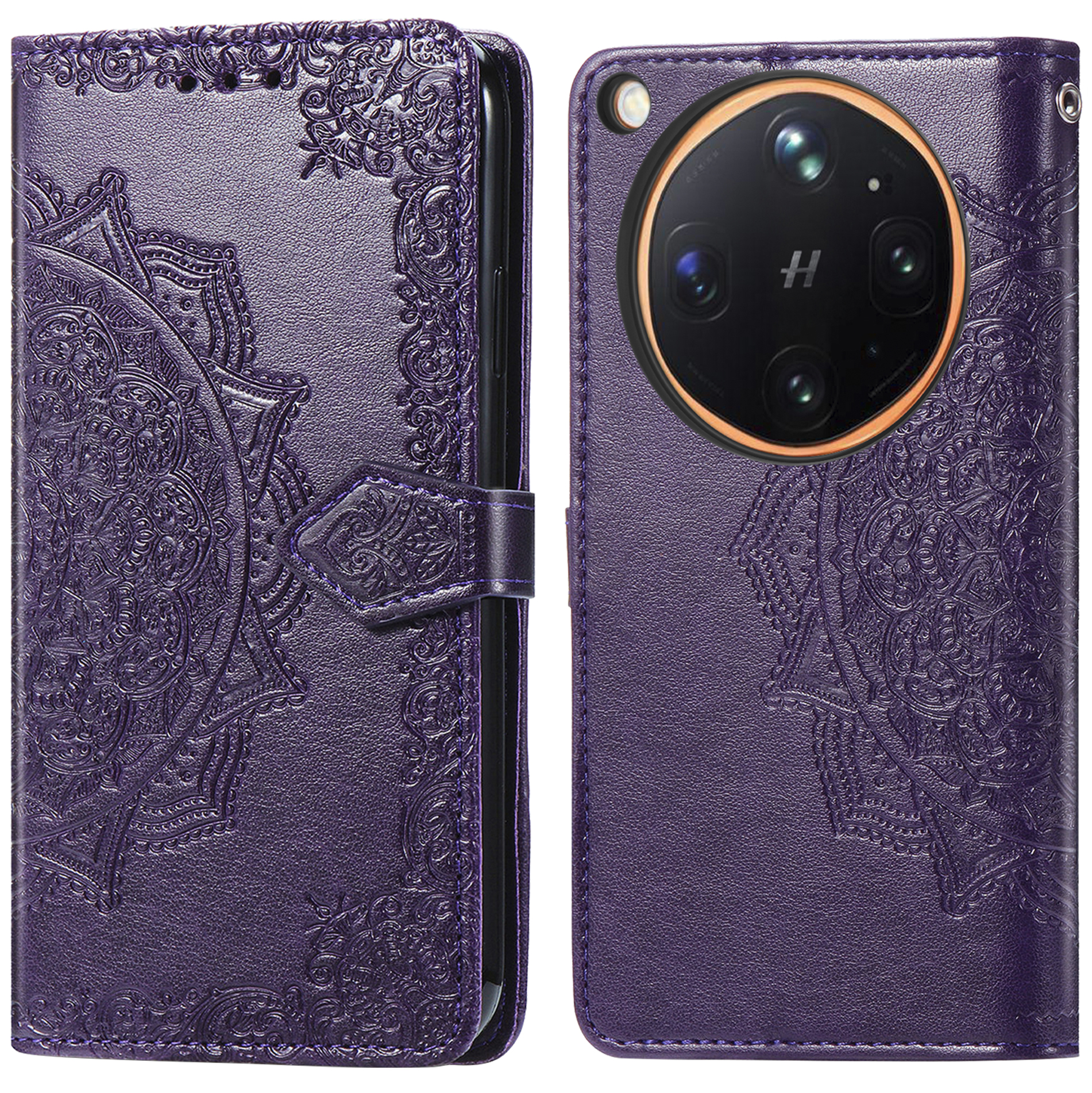 imoshion Mandala Bookcase voor de Oppo Find X9 Ultra - Paars