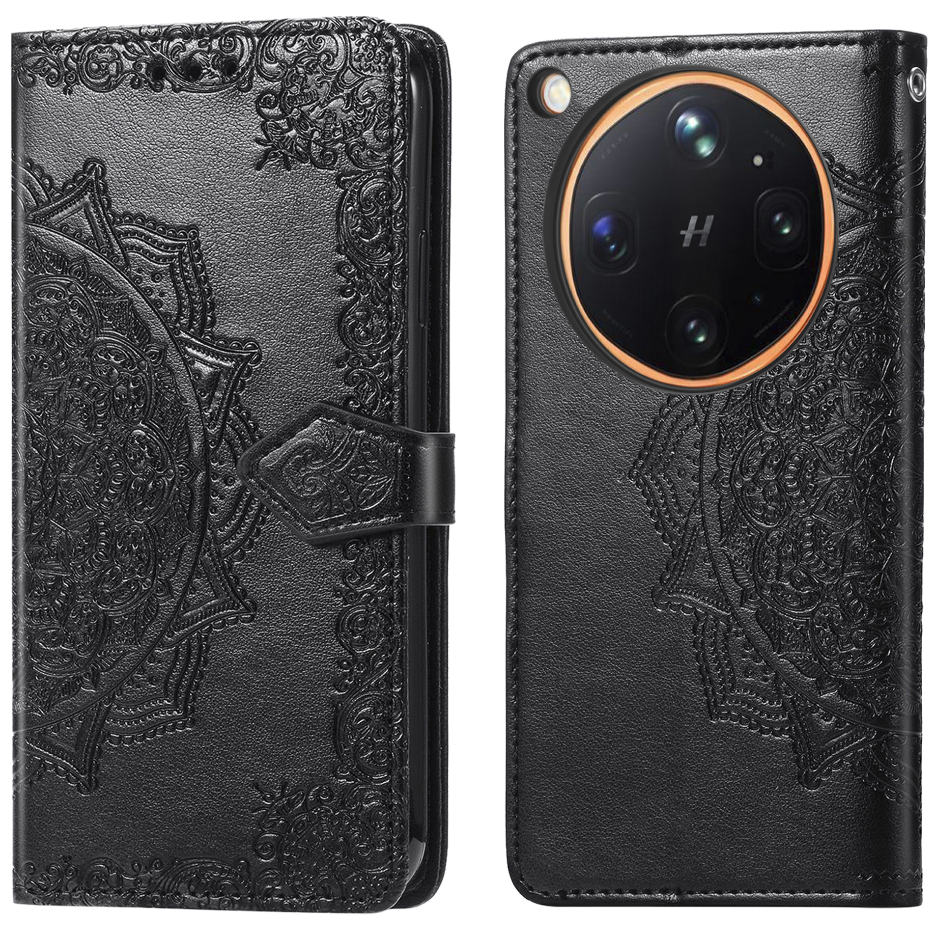 imoshion Mandala Bookcase voor de Oppo Find X9 Ultra - Zwart