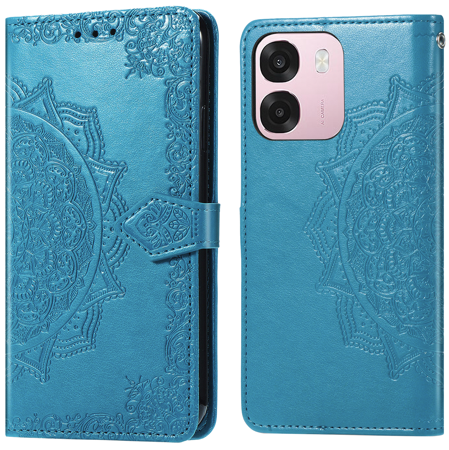 imoshion Mandala Bookcase voor de Oppo A6 (5G) - Turquoise