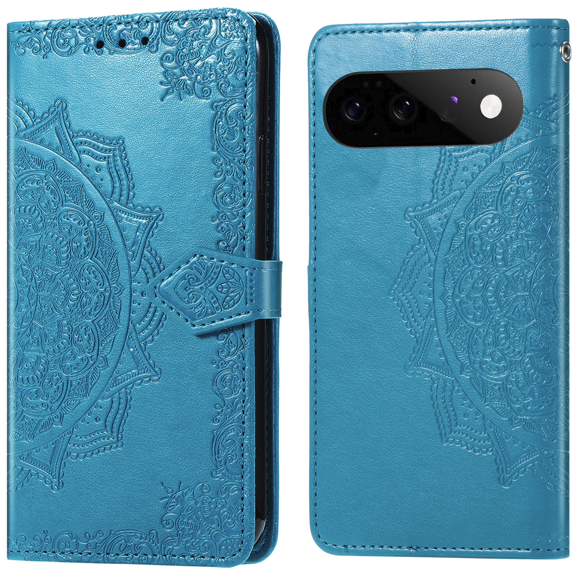 imoshion Mandala Bookcase voor de Google Pixel 11 Pro - Turquoise