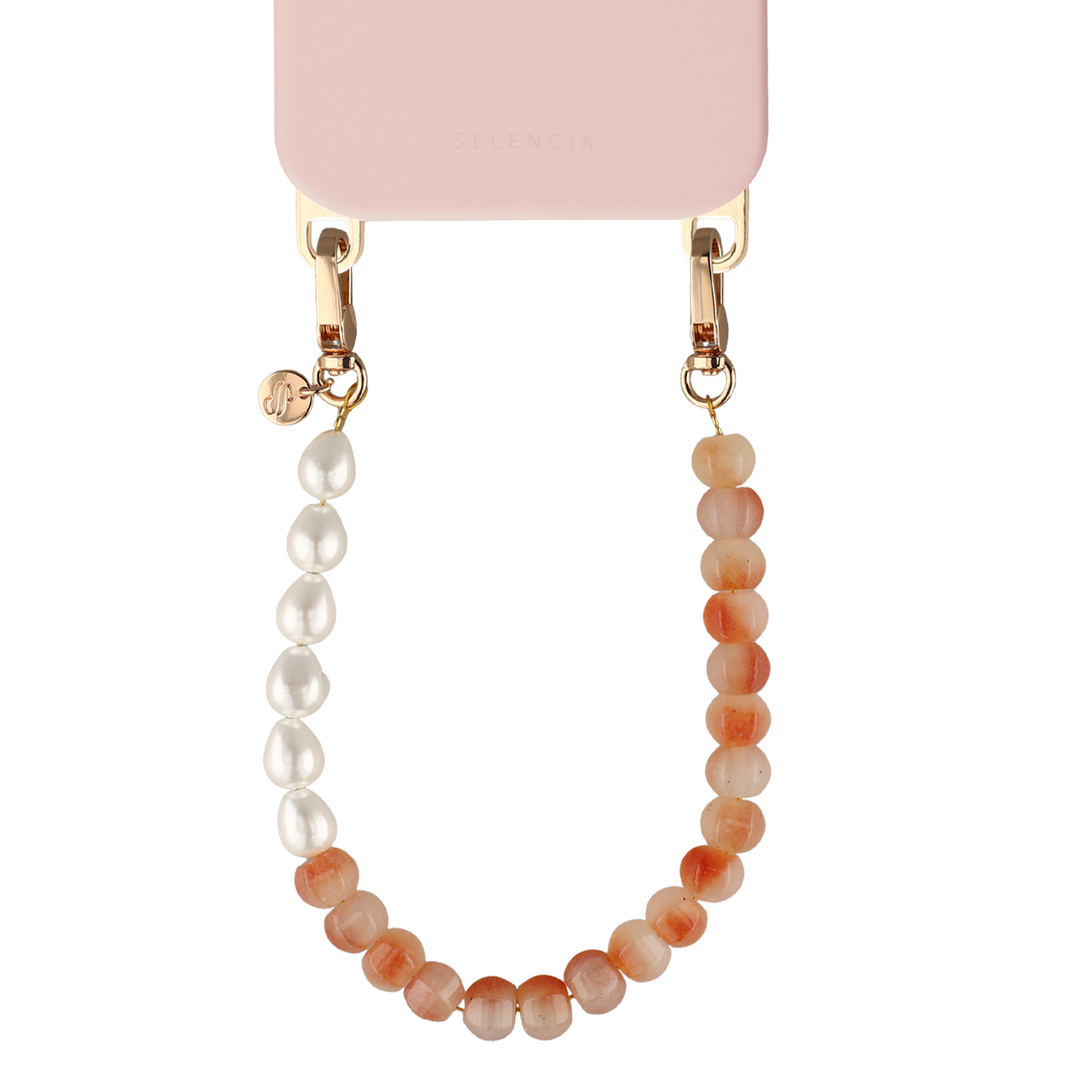Selencia Pearl Blush Polskoord - Peach