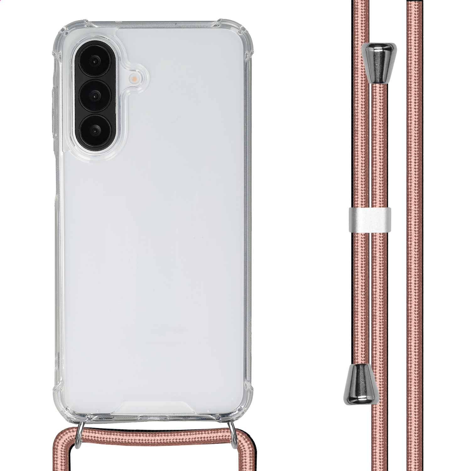 imoshion Coque arrière Transparente avec cordon Samsung Galaxy A27 (5G) - Rose Doré
