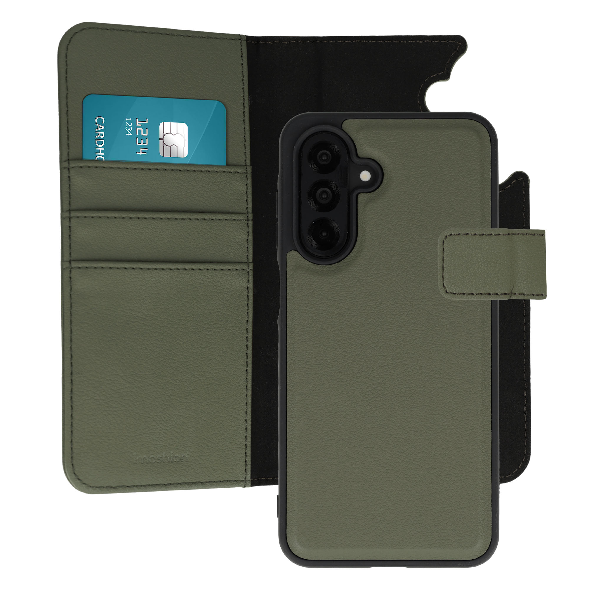 imoshion Étui portefeuille luxe 2-en-1 amovible Samsung Galaxy A26 - Vert
