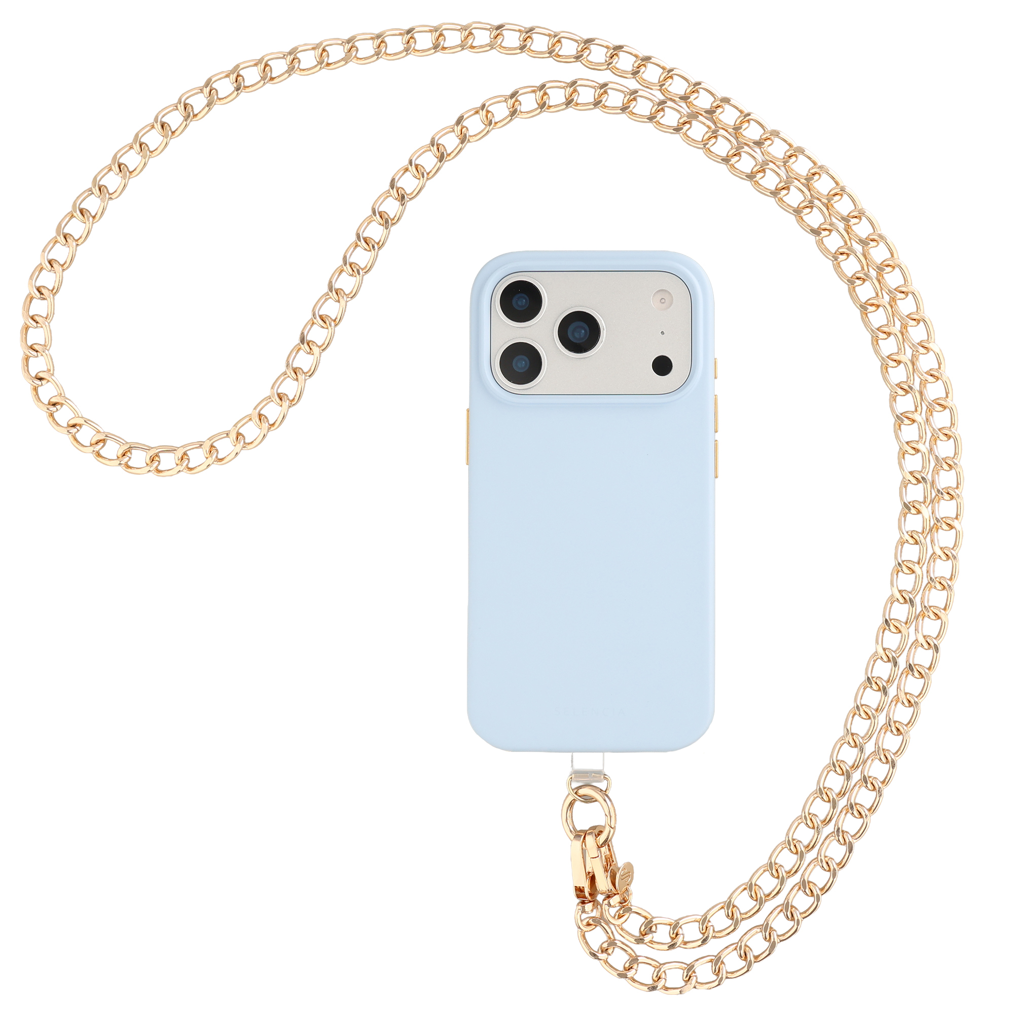 Selencia Bold Chain (extra lang koord 145 cm) - Gold