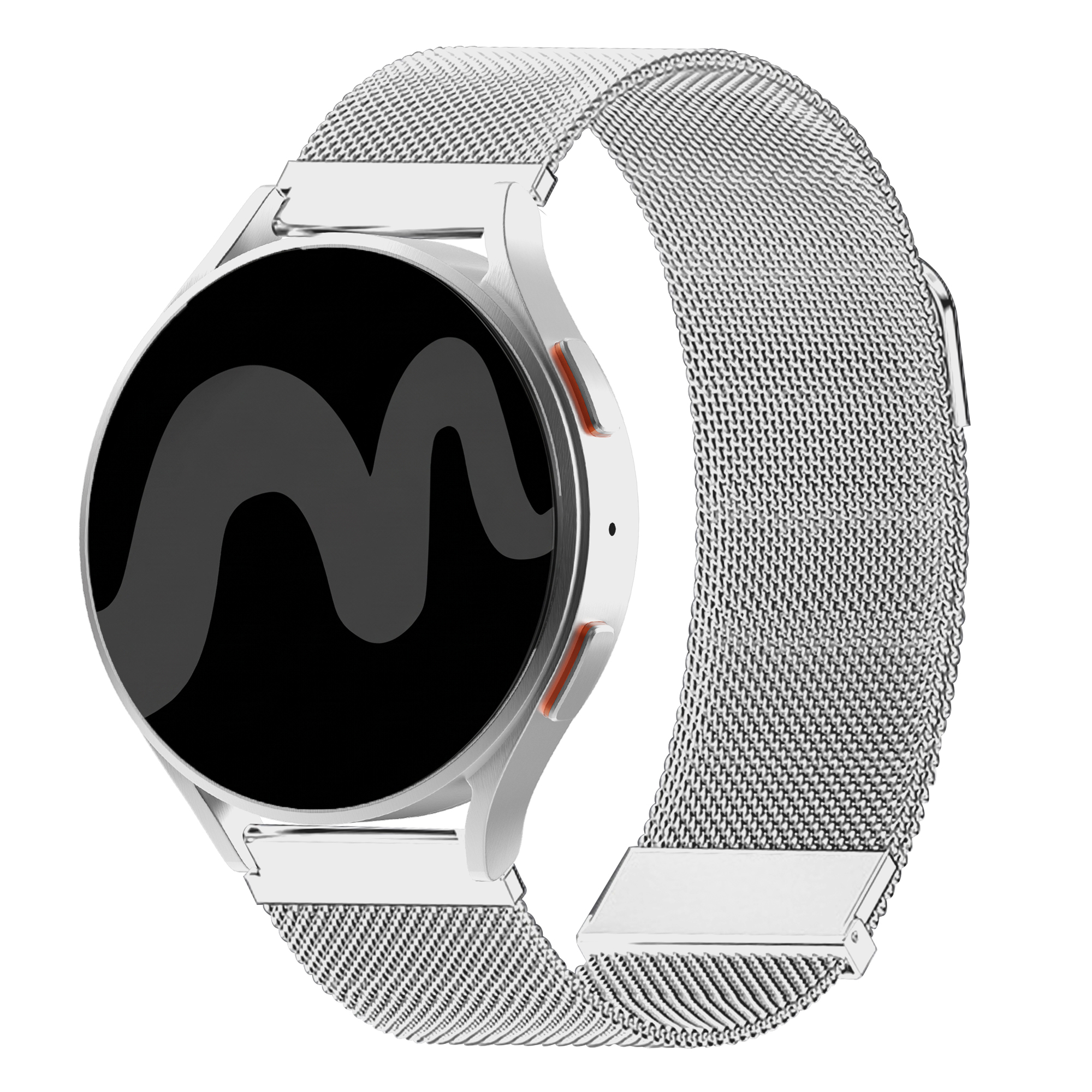 imoshion Milanees magnetisch bandje - Universeel 20 mm aansluiting - Zilver