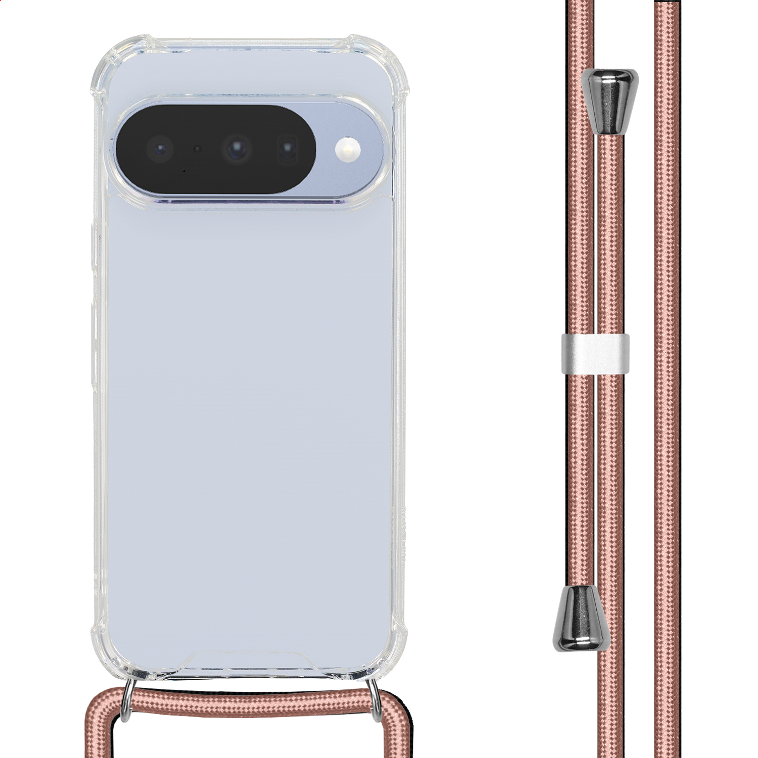 imoshion Coque arrière Transparente avec cordon Google Pixel 11 - Noir