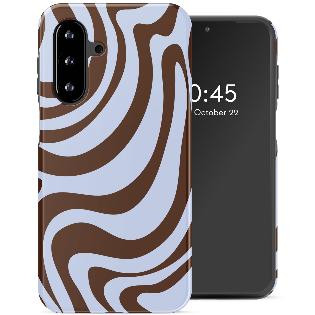 Selencia Vivid Backcover voor de Samsung Galaxy A17 (5G) / (4G) - Dream Swirl Chocolate