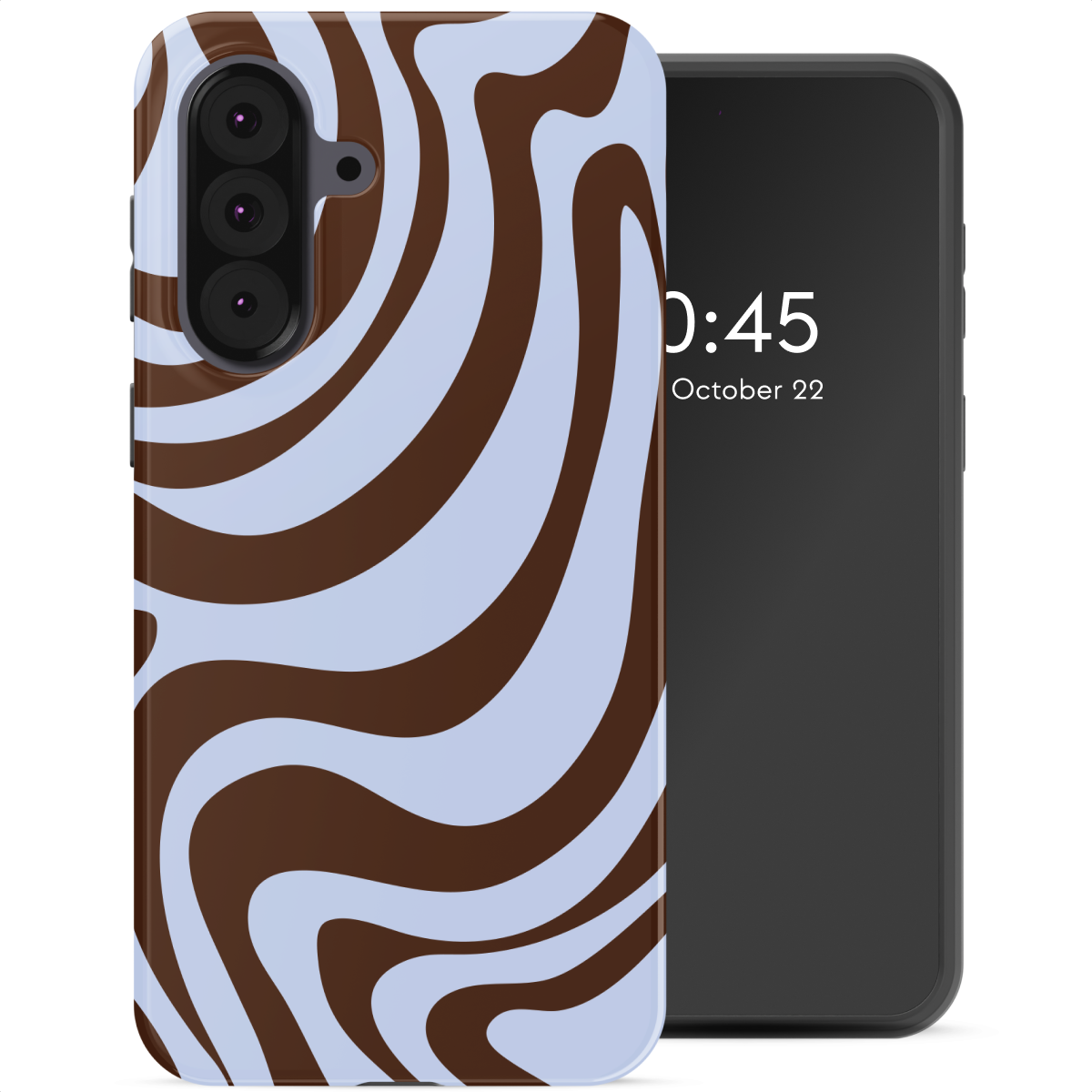 Selencia Vivid Backcover voor de Samsung Galaxy A37 (5G) - Dream Swirl Chocolate