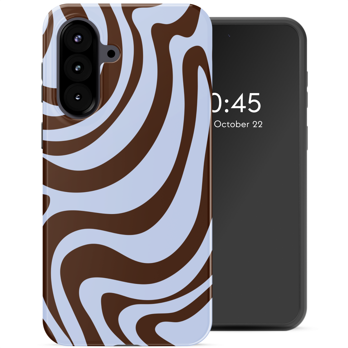 Selencia Vivid Backcover voor de Samsung Galaxy A57 (5G) - Dream Swirl Chocolate