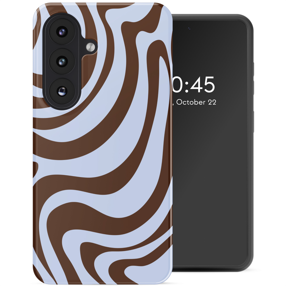 Selencia Vivid Backcover met MagSafe voor de Samsung Galaxy S26 - Dream Swirl Chocolate