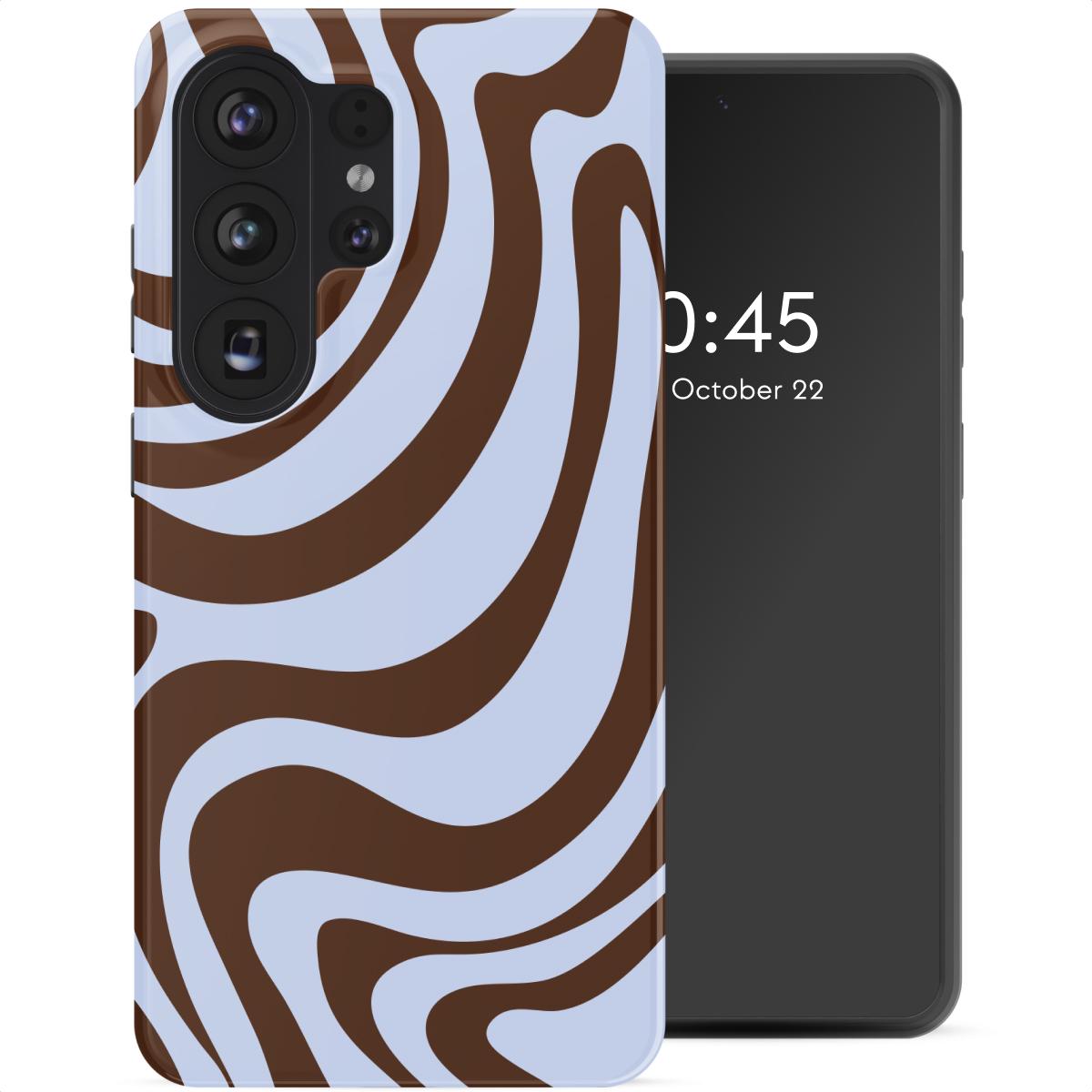 Selencia Vivid Backcover met MagSafe voor de Samsung Galaxy S26 Ultra - Dream Swirl Chocolate