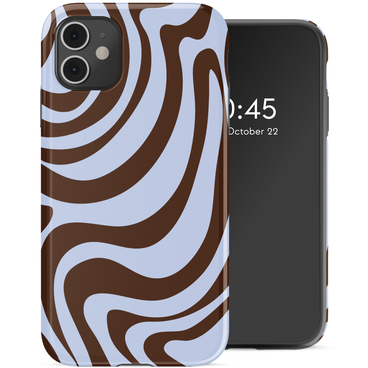 Selencia Vivid Backcover voor de Apple iPhone 11 - Dream Swirl Chocolate