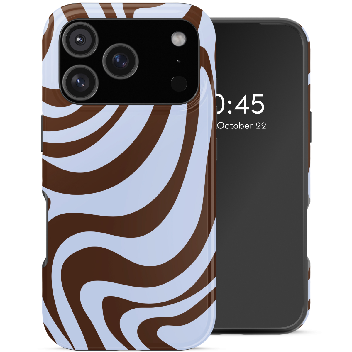Selencia Vivid Backcover voor de Apple iPhone 17 Pro Max - Dream Swirl Chocolate