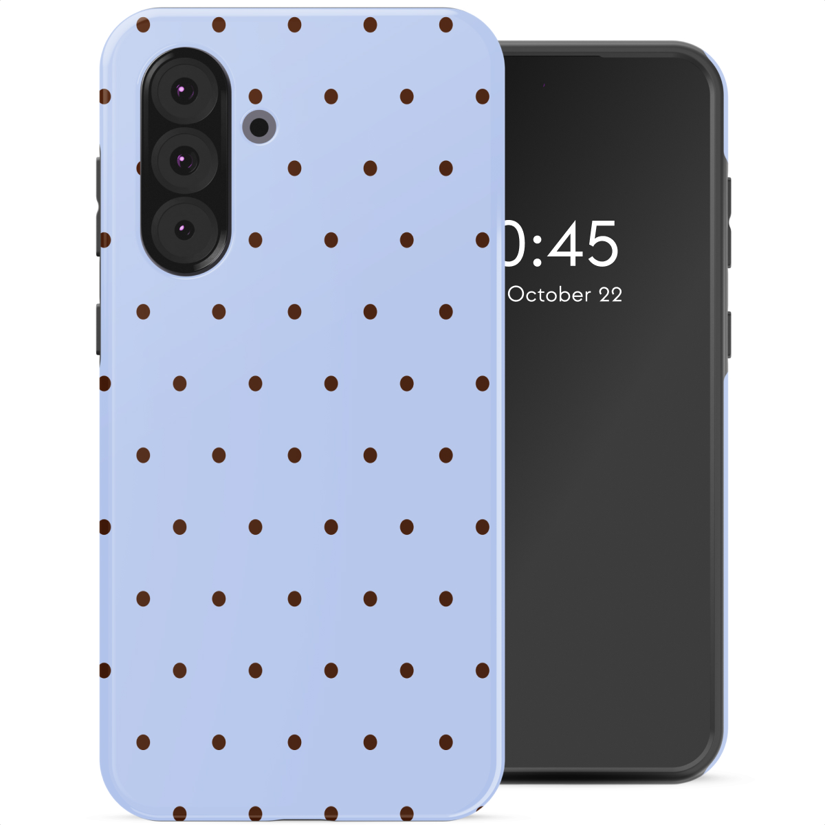 Selencia Vivid Backcover voor de Samsung Galaxy A36 / A56 - Happy Dots Digital Sky