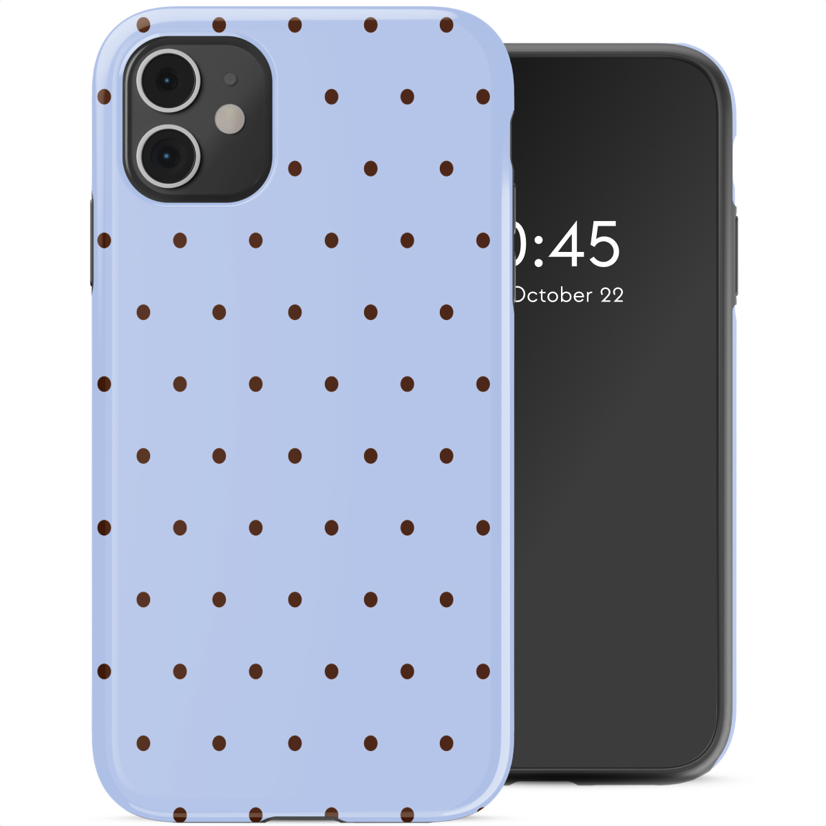Selencia Vivid Backcover voor de Apple iPhone 11 - Happy Dots Digital Sky