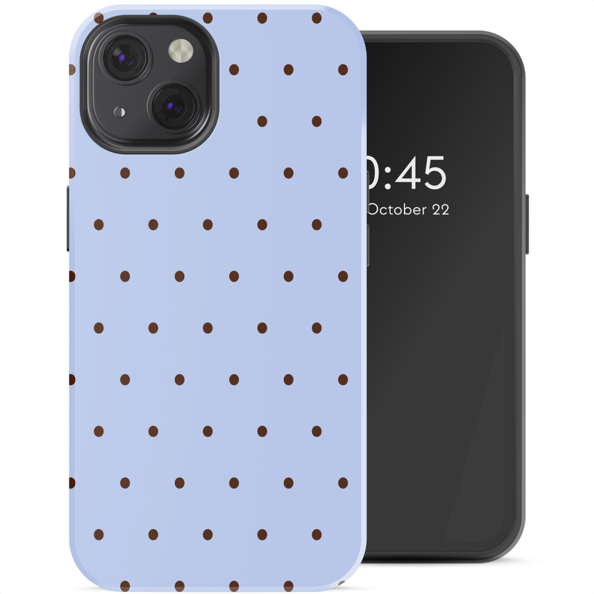 Selencia Vivid Backcover voor de Apple iPhone 13 - Happy Dots Digital Sky