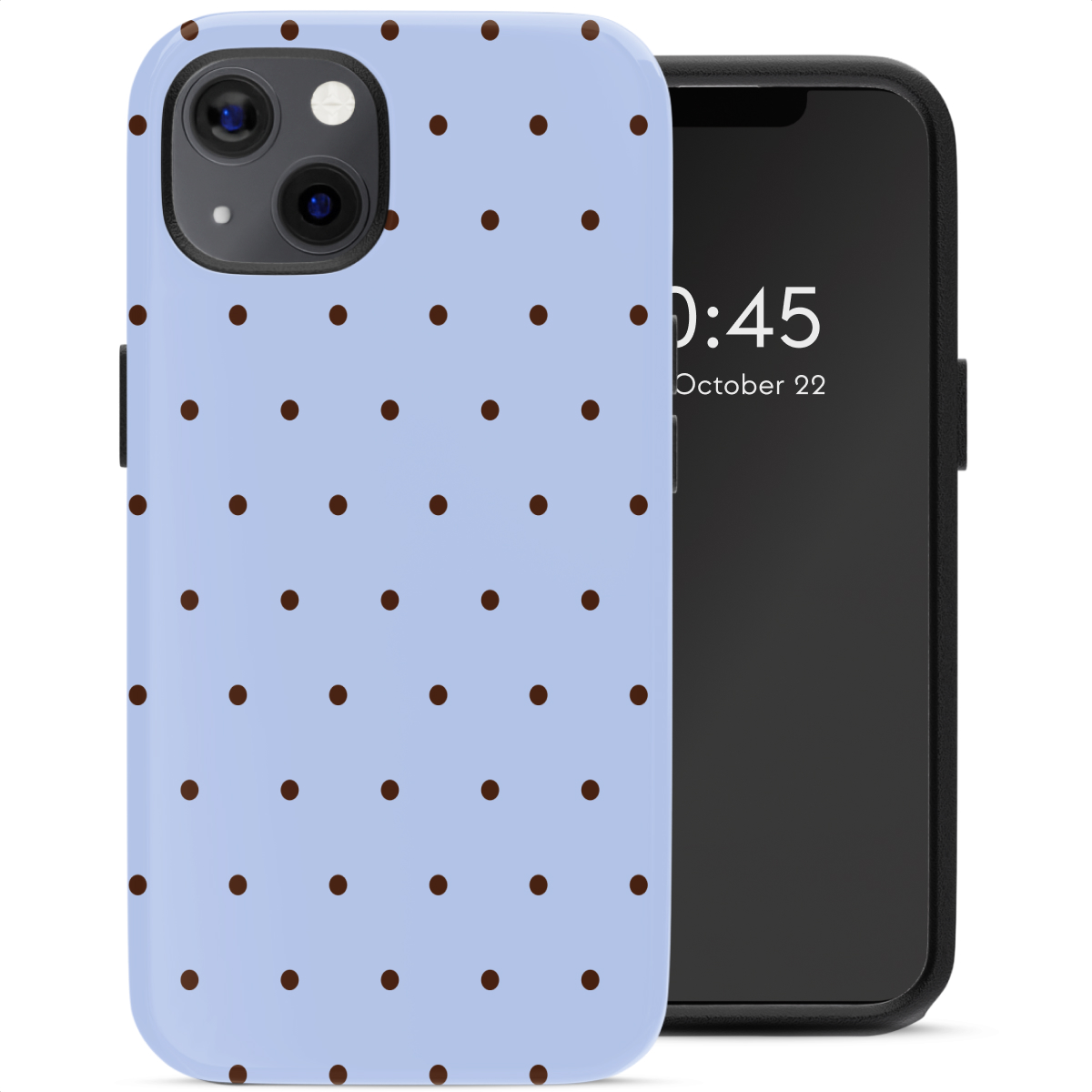 Selencia Vivid Backcover voor de Apple iPhone 13 Pro - Happy Dots Digital Sky