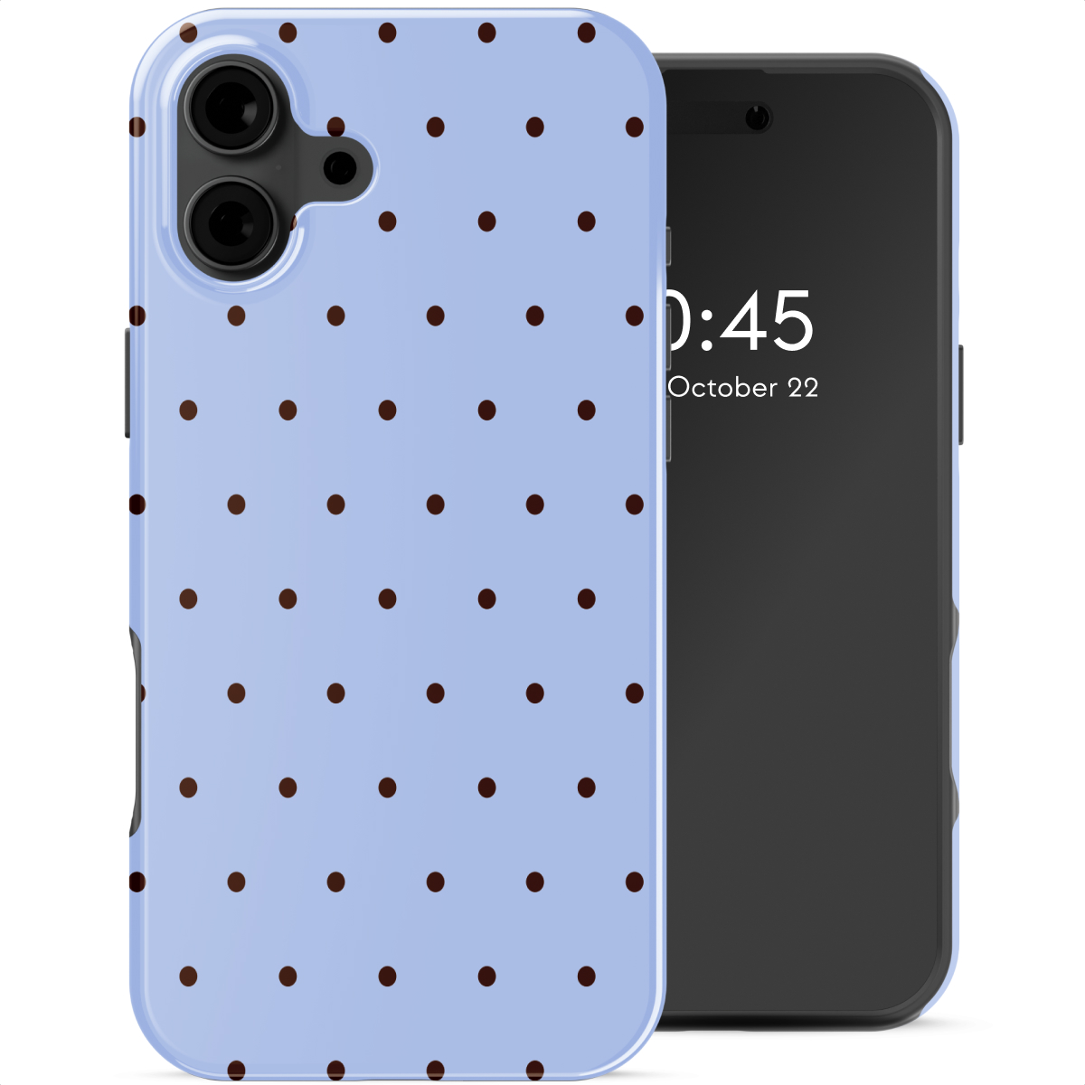 Selencia Vivid Backcover voor de Apple iPhone 16 - Happy Dots Digital Sky