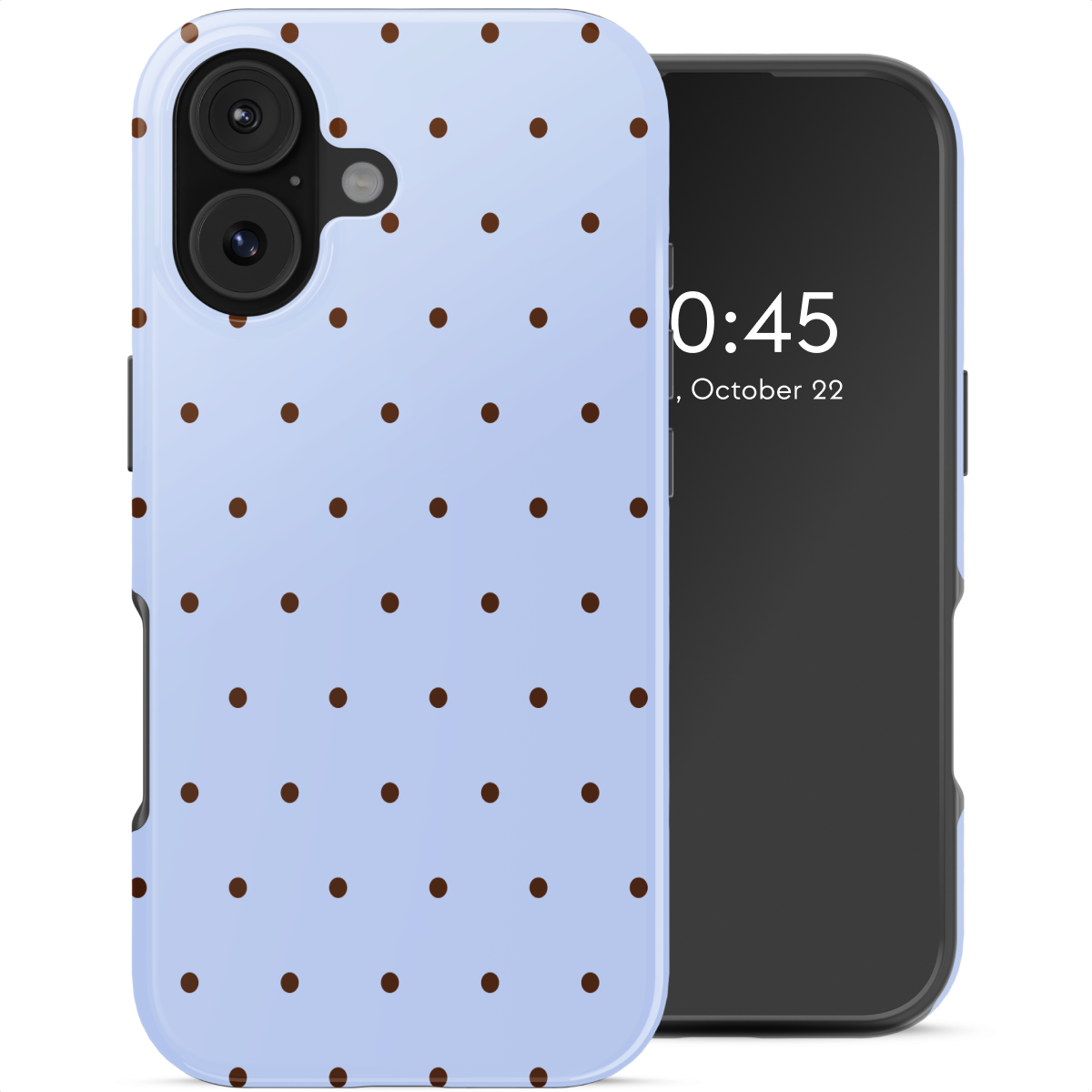 Selencia Vivid Backcover met MagSafe voor de Apple iPhone 16 - Happy Dots Digital Sky