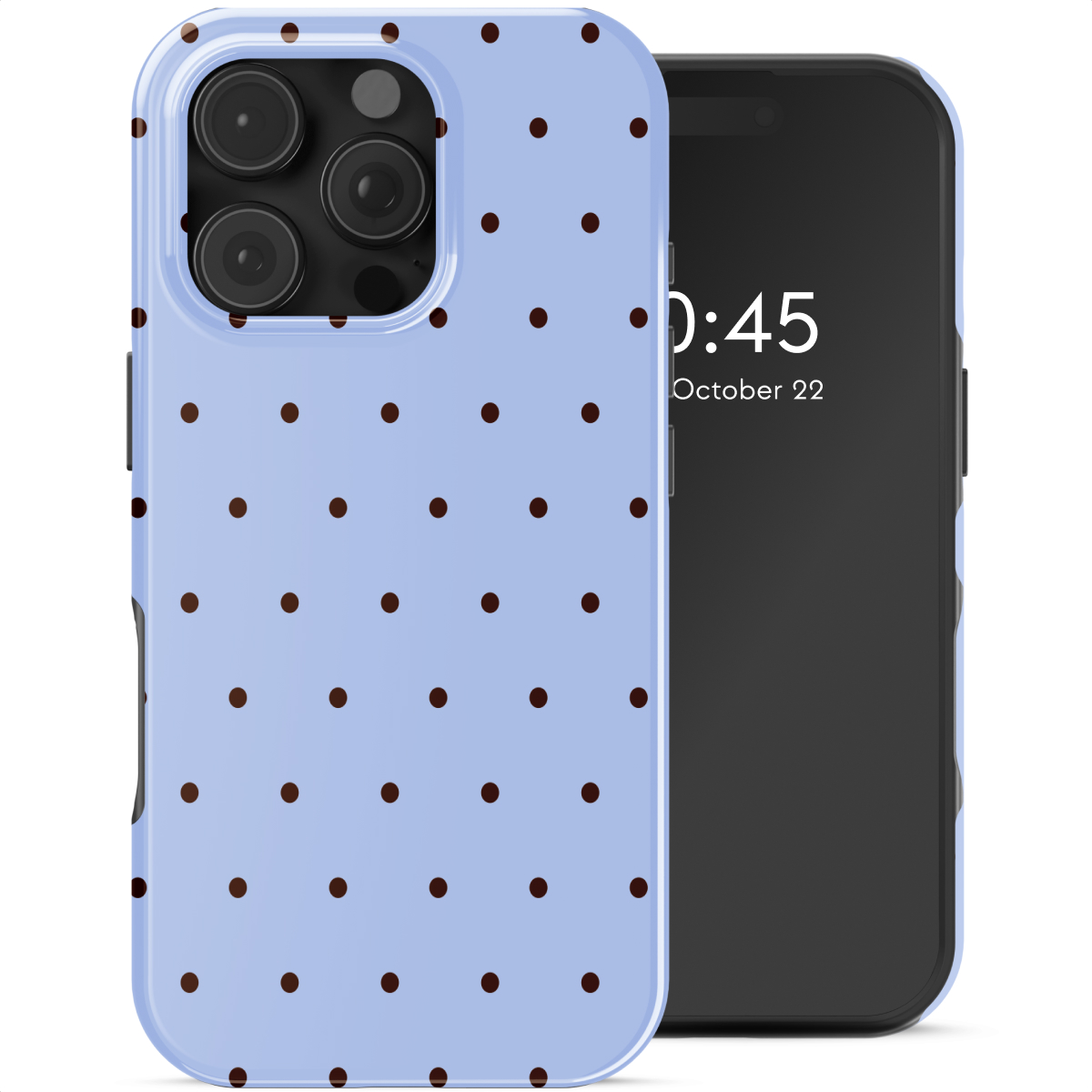 Selencia Vivid Backcover voor de Apple iPhone 16 Pro - Happy Dots Digital Sky
