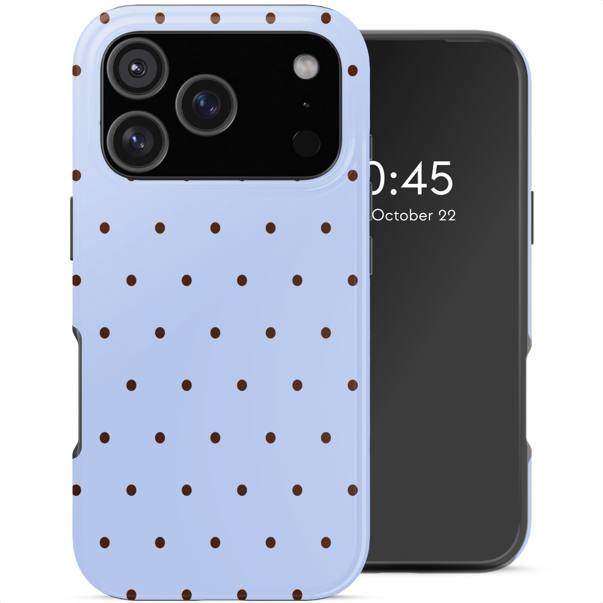 Selencia Vivid Backcover voor de Apple iPhone 17 Pro Max - Happy Dots Digital Sky
