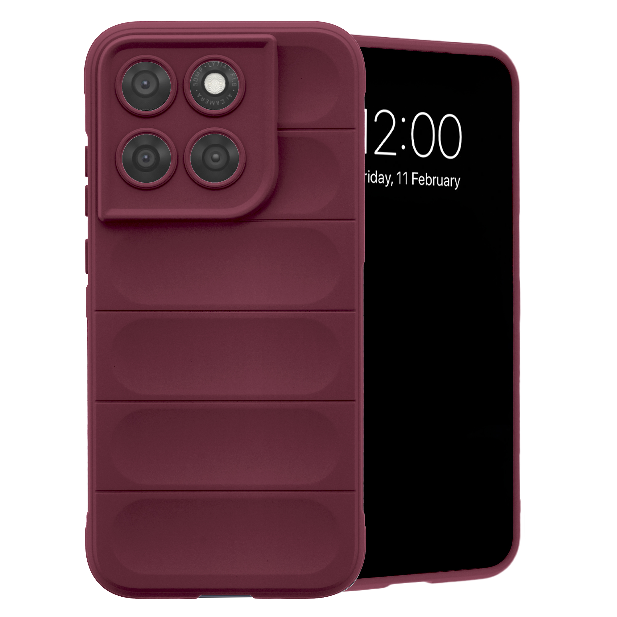 imoshion EasyGrip Backcover Motorola Moto G77 - Aubergine