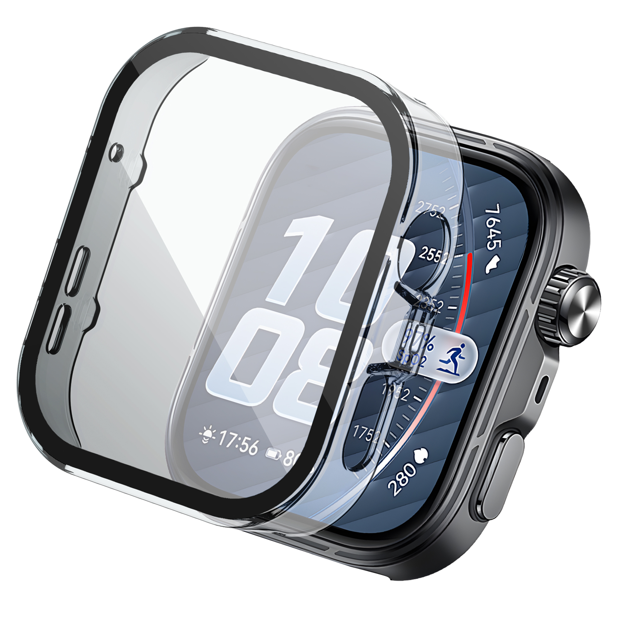 imoshion Full Cover Hardcase voor de Huawei Watch Fit 5 Pro - Transparant