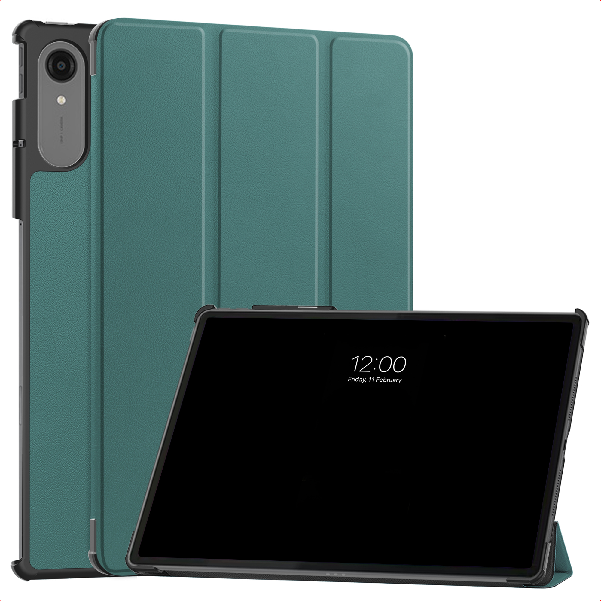 imoshion Coque tablette Trifold Lenovo Idea Tab Pro Gen 2 - Vert foncé