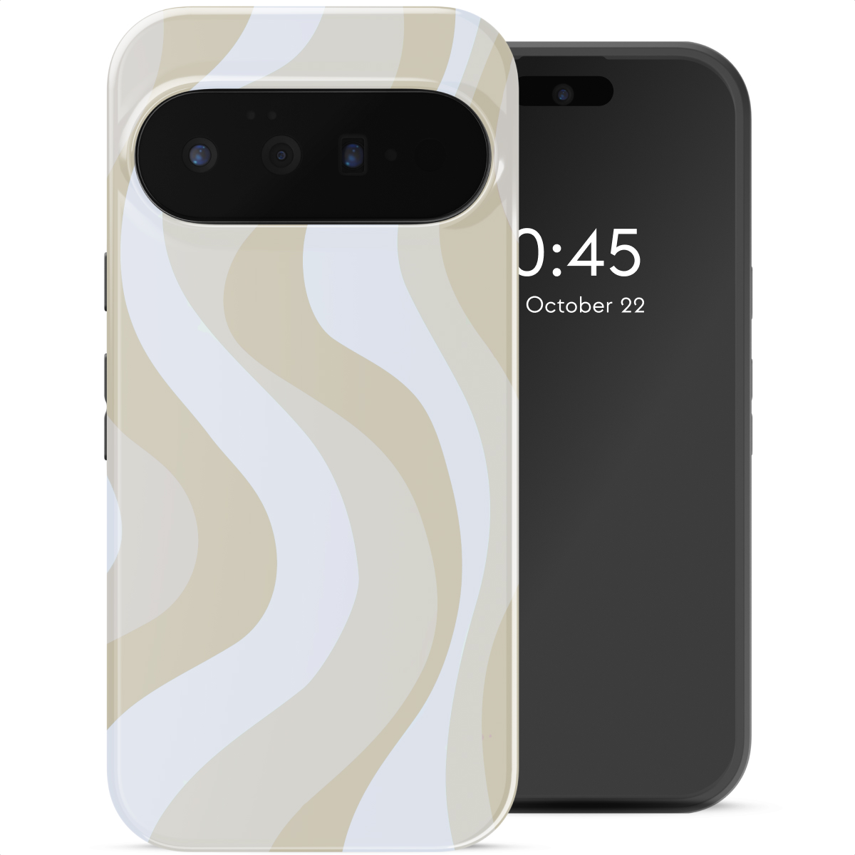 Selencia Vivid Backcover met MagSafe voor de Google Pixel 11 Pro - Desert Waves Beige