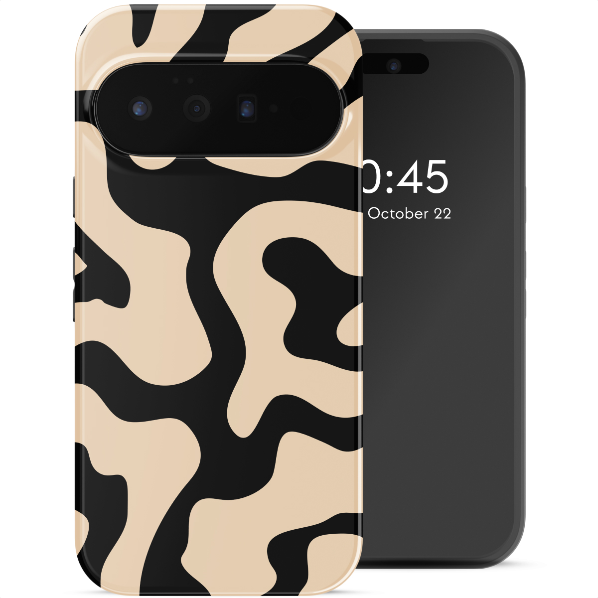 Selencia Vivid Backcover met MagSafe voor de Google Pixel 11 - Art Wave Black