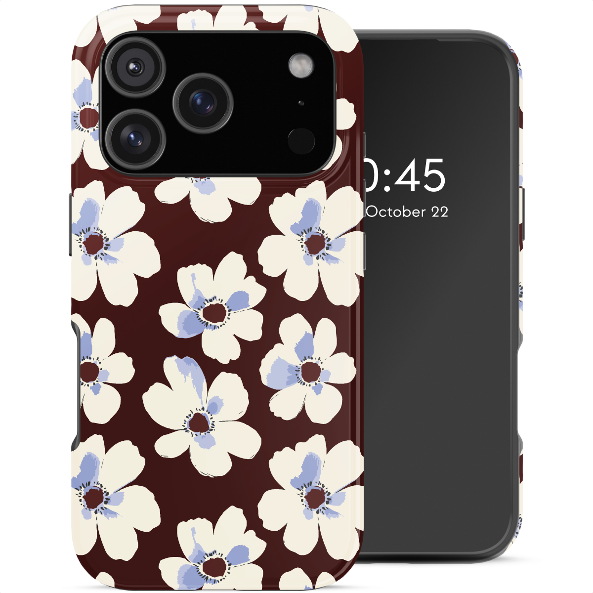 Selencia Vivid Backcover voor de Apple iPhone 18 Pro Max / 17 Pro Max - Choco Flower Pop
