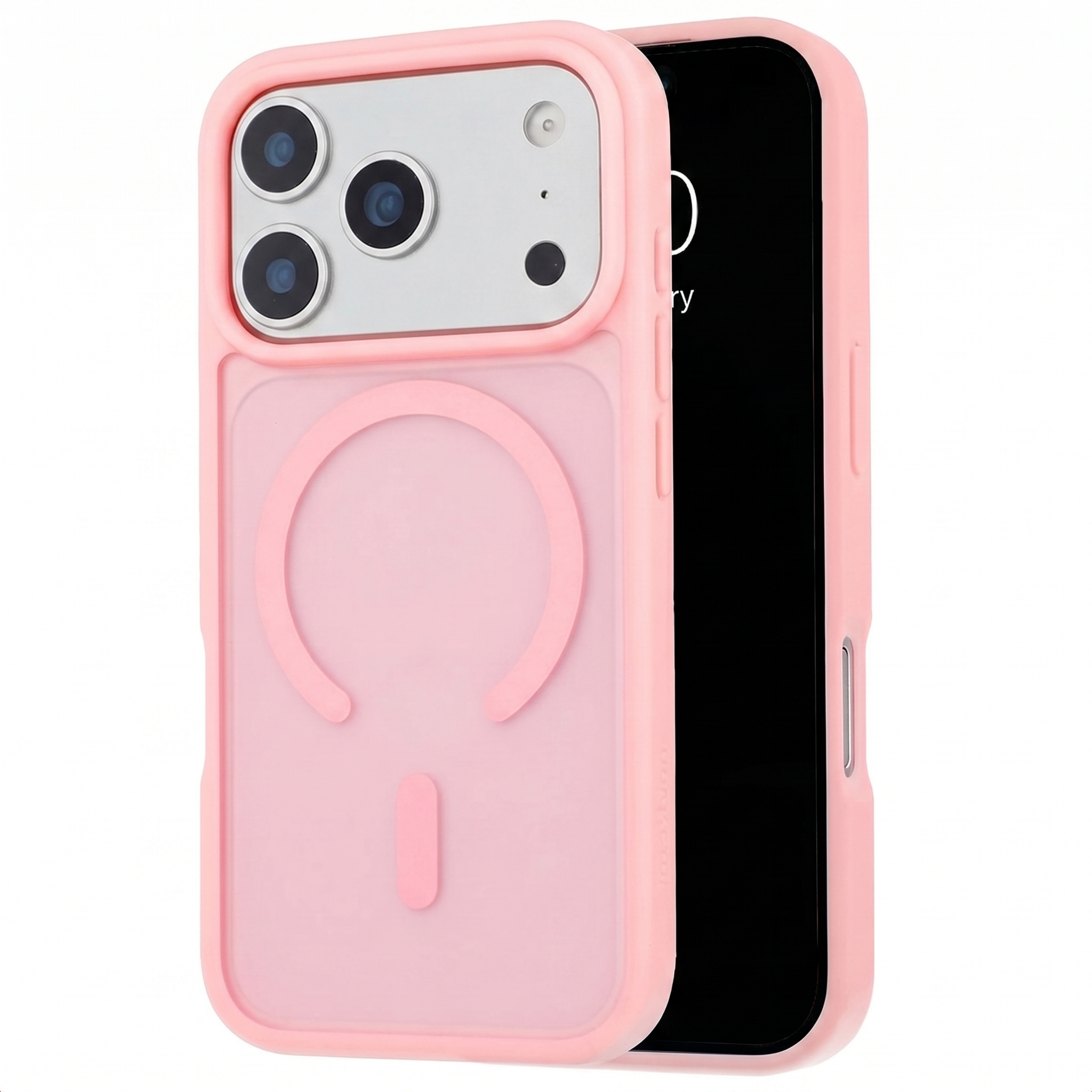 imoshion Hoesje - Geschikt voor iPhone 18 Pro / 17 Pro - Color Guard Backcover geschikt voor MagSafe - Lichtroze