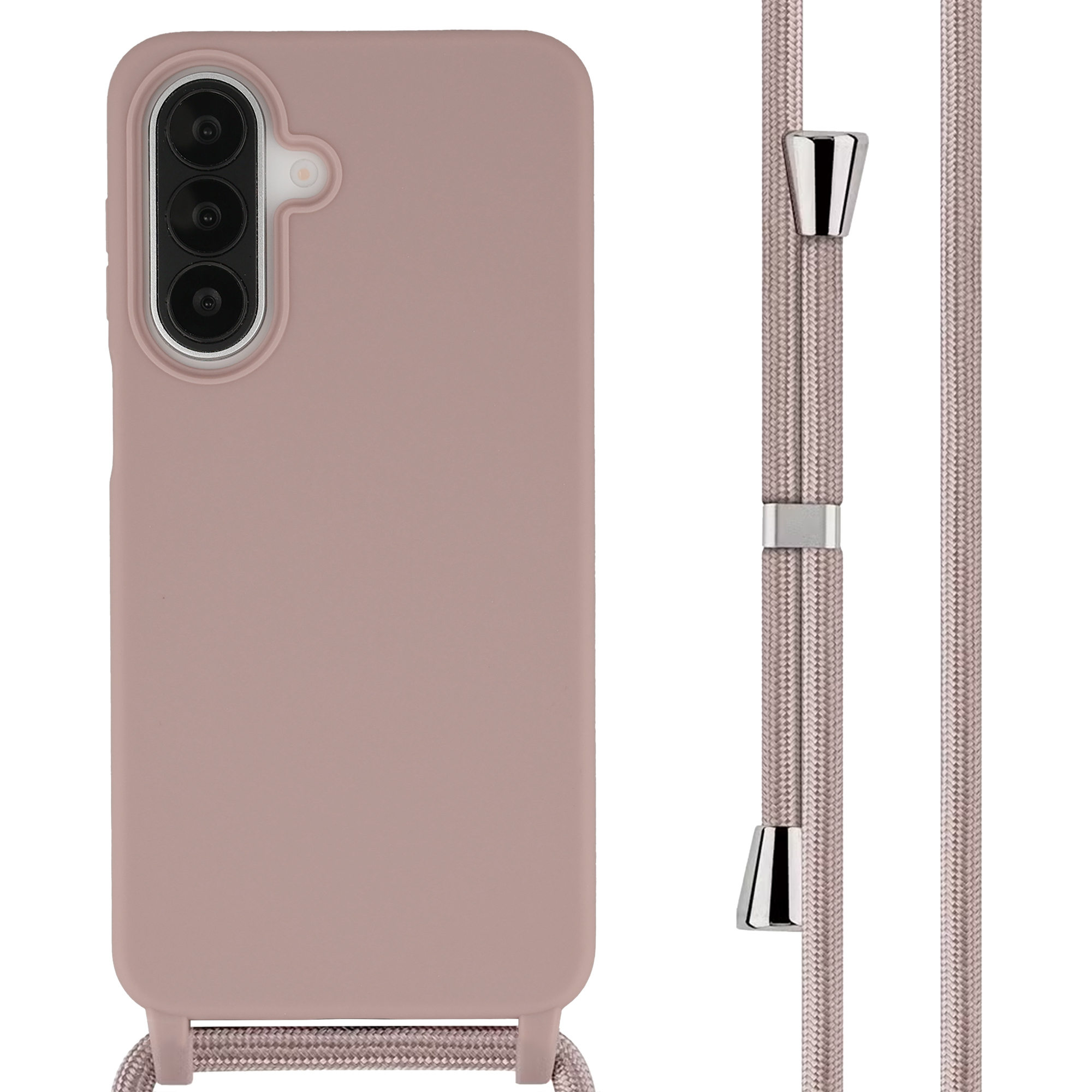 imoshion Coque en silicone avec cordon Samsung Galaxy A27 (5G) - Sand Pink