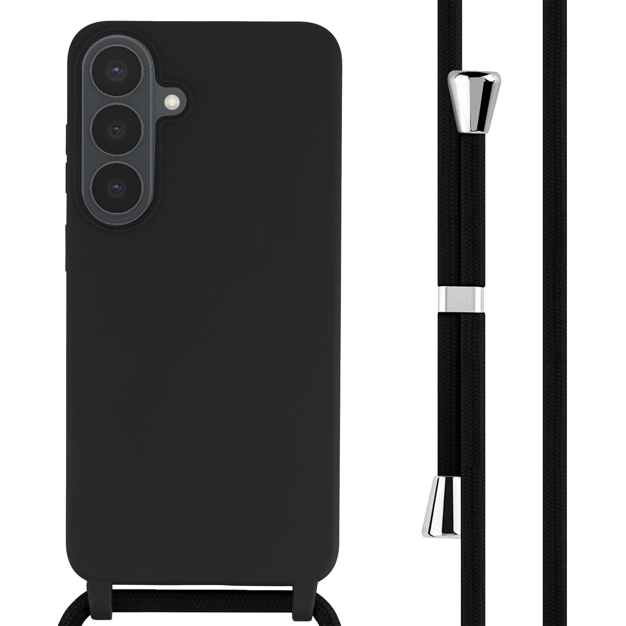 imoshion Coque en silicone avec cordon Samsung Galaxy S26 FE - Noir