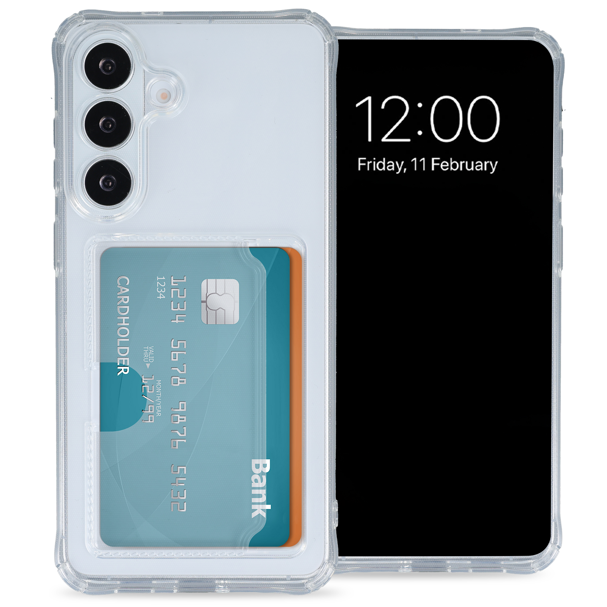 imoshion Coque silicone avec porte-cartes Samsung Galaxy S26 FE - Transparent