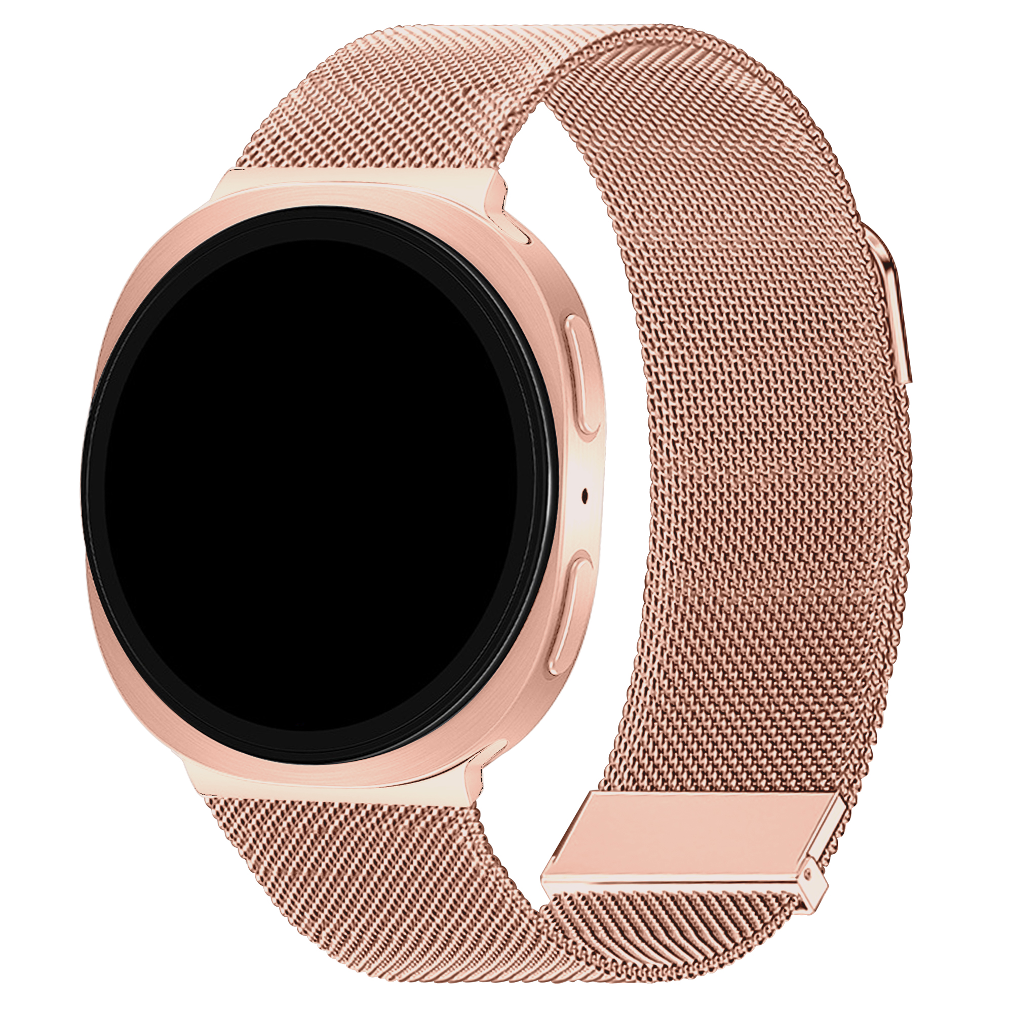 imoshion Bracelet magnétique milanais pour Samsung Galaxy Watch 9 (40/44mm) / Watch 8 (40/44mm) / Classic (46mm) - Rose Gold