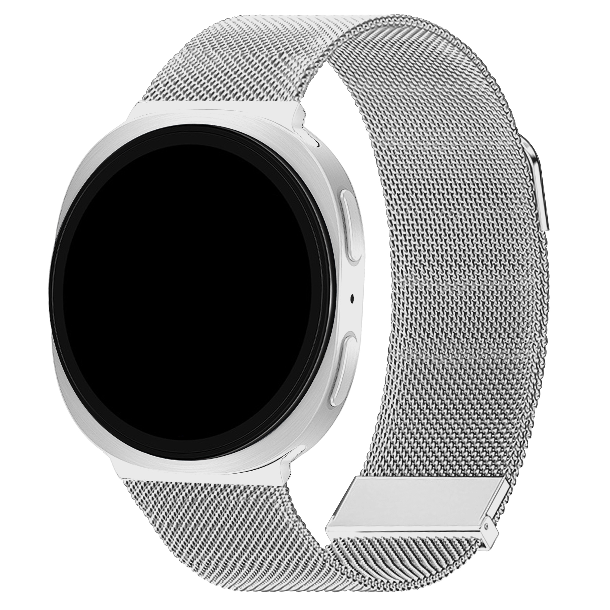imoshion Milanees magnetisch bandje voor de Samsung Galaxy Watch 9 (40/44mm) / Watch 8 (40/44mm) / Classic (46mm) - Zilver