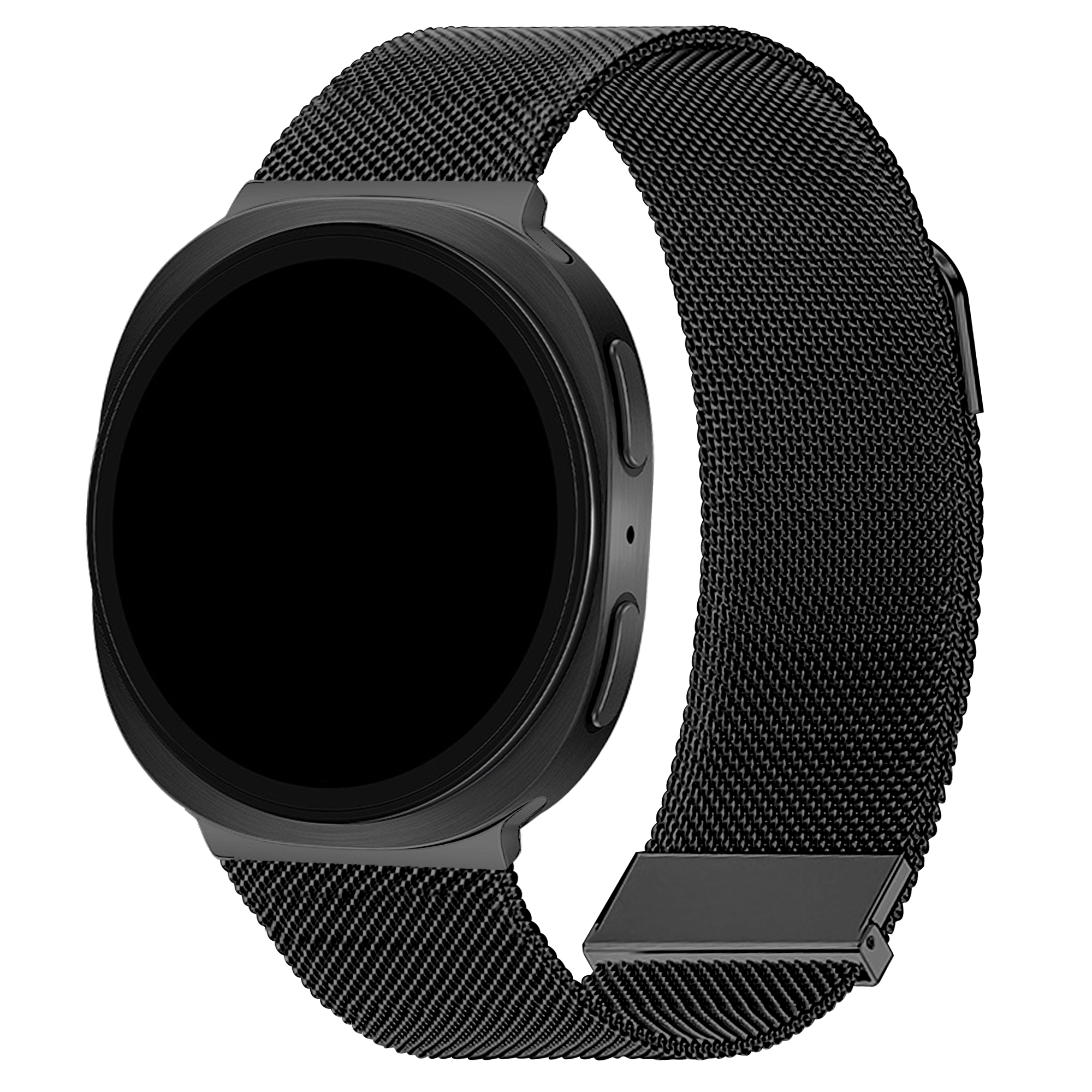imoshion Bracelet magnétique milanais pour Samsung Galaxy Watch 9 (40/44mm) / Watch 8 (40/44mm) / Classic (46mm) - Noir