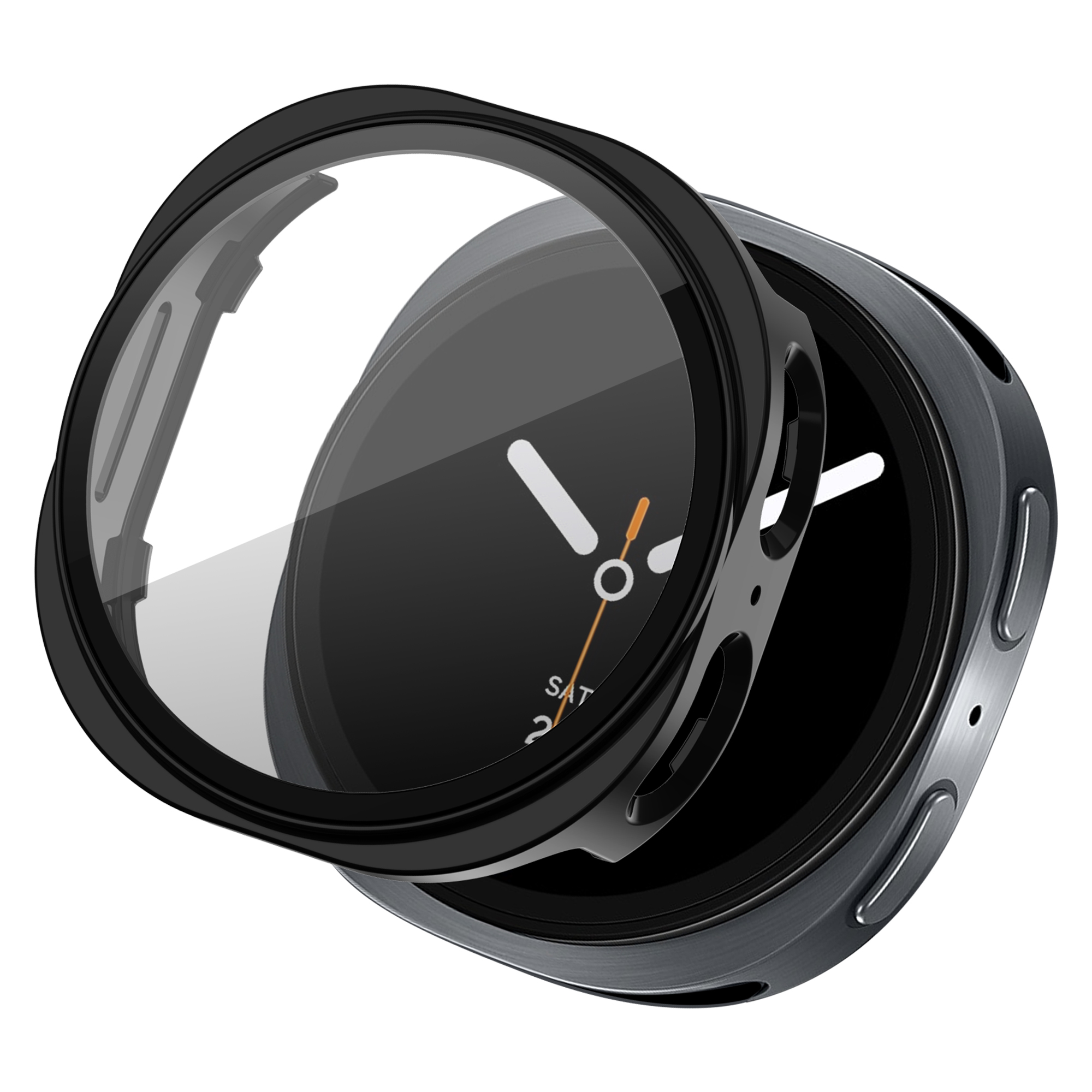 imoshion Full Cover Hardcase voor de Samsung Galaxy Watch 9 / Watch 8 (44 mm) - Zwart