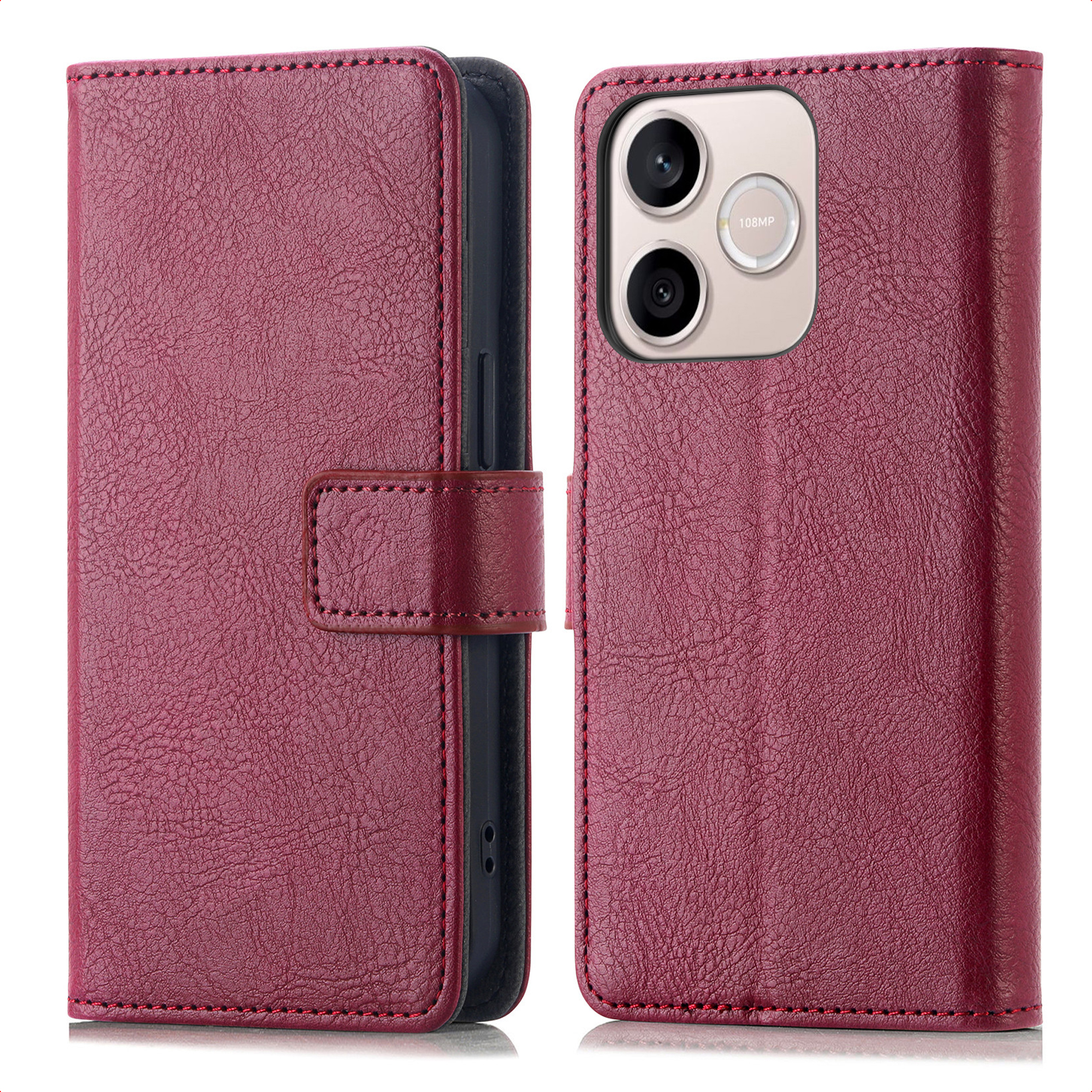 imoshion Luxe Bookcase voor de Honor 600 Lite - Bordeaux