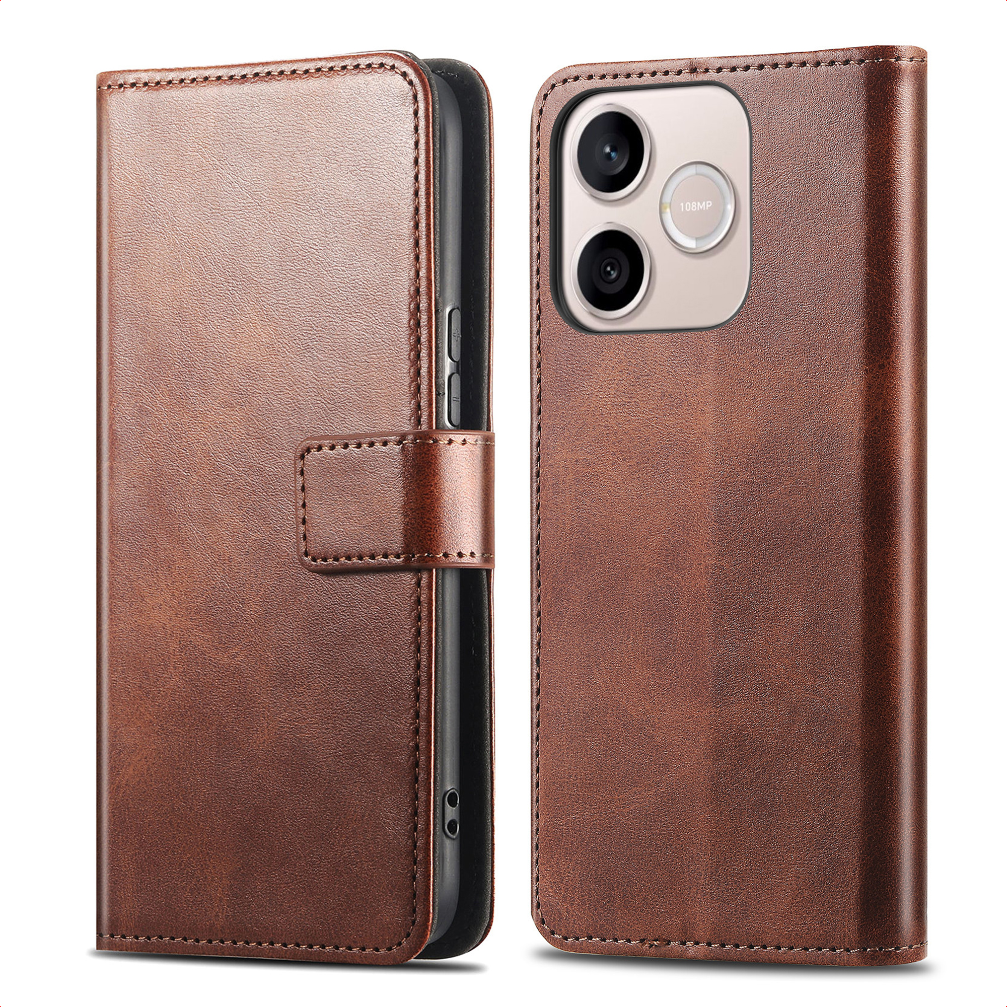 imoshion Luxe Bookcase voor de Honor 600 Lite - Donkerbruin