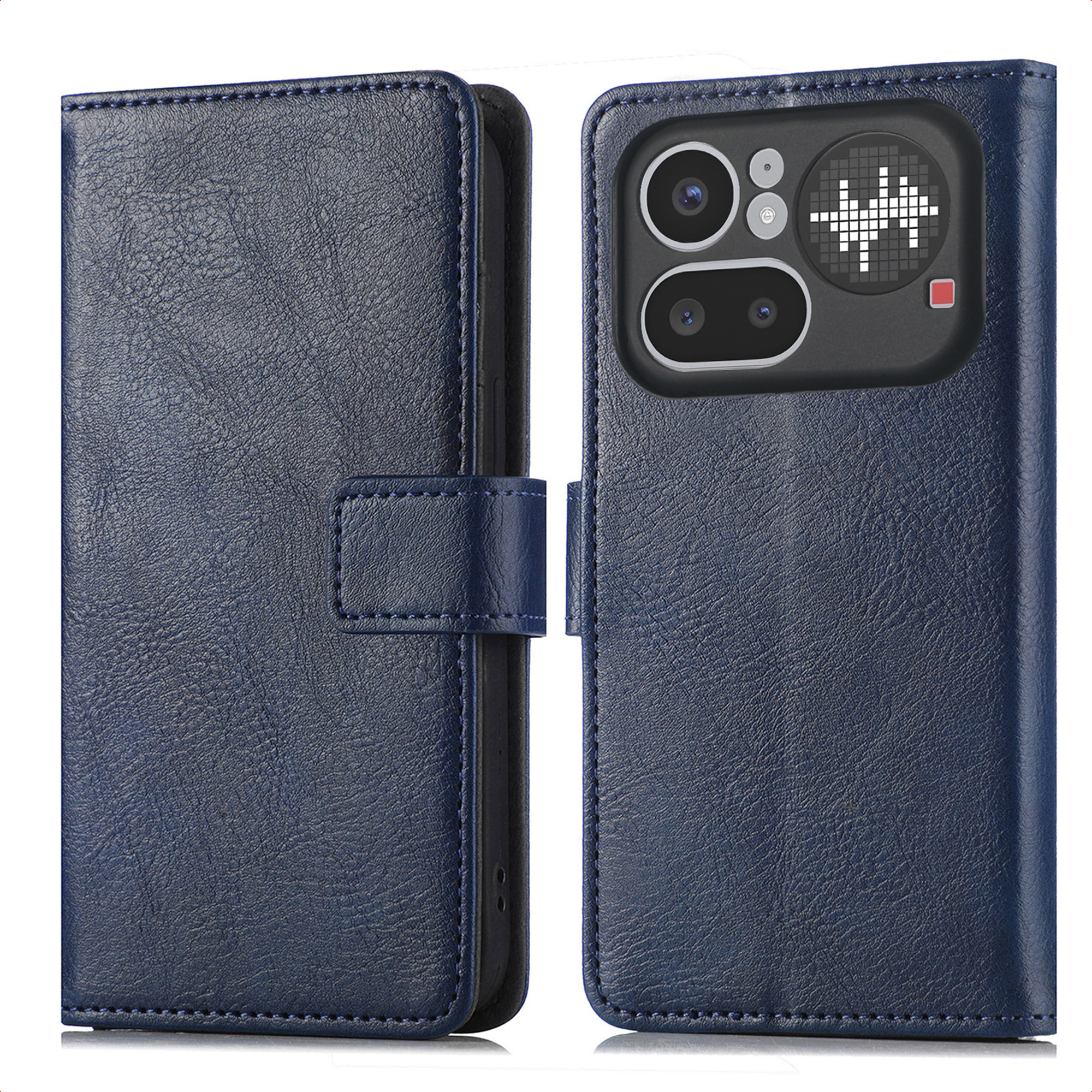 imoshion Luxe Bookcase voor de Nothing Phone (4a) Pro - Donkerblauw
